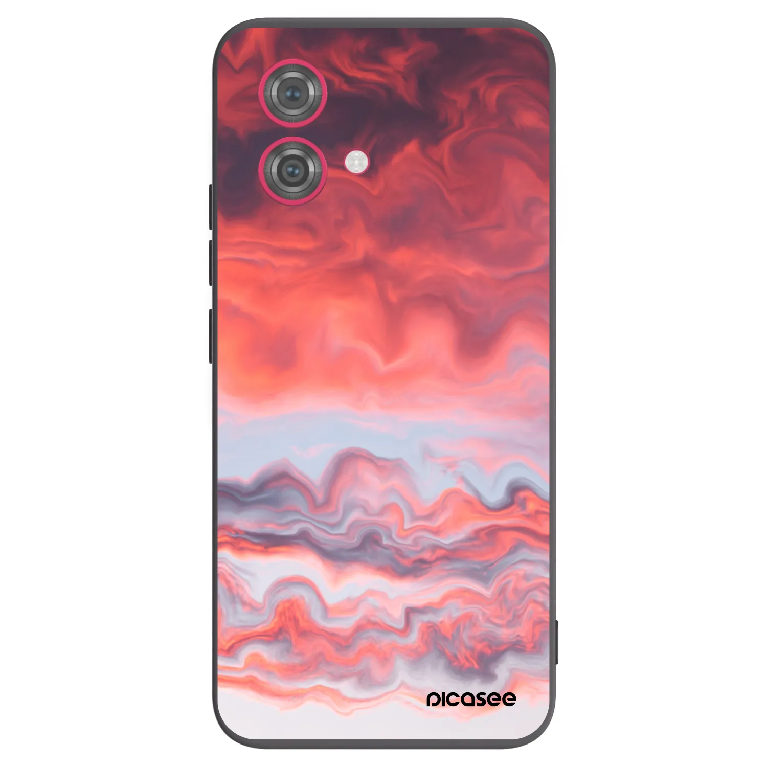 Silikónový čierny obal pre Motorola Moto G84 5G - Sunset