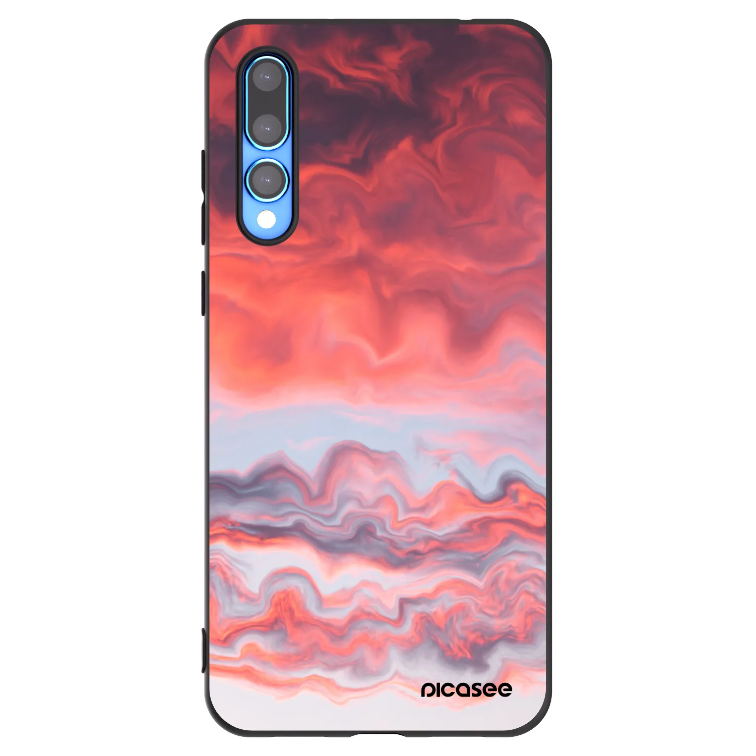Picasee silikónový čierny obal pre Huawei P20 Pro - Sunset