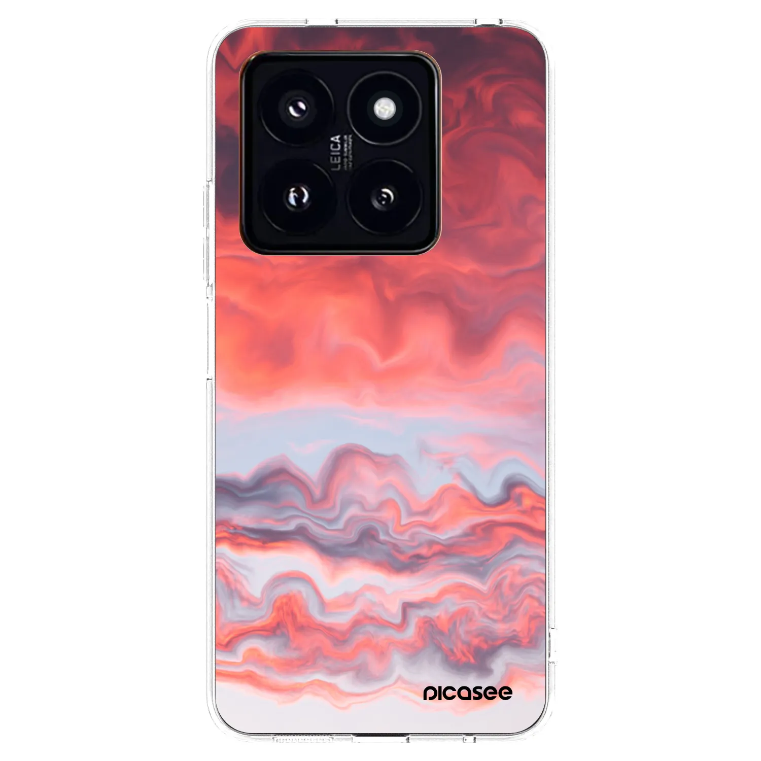 Silikónový prehľadný obal pre Xiaomi 14 Pro - Sunset