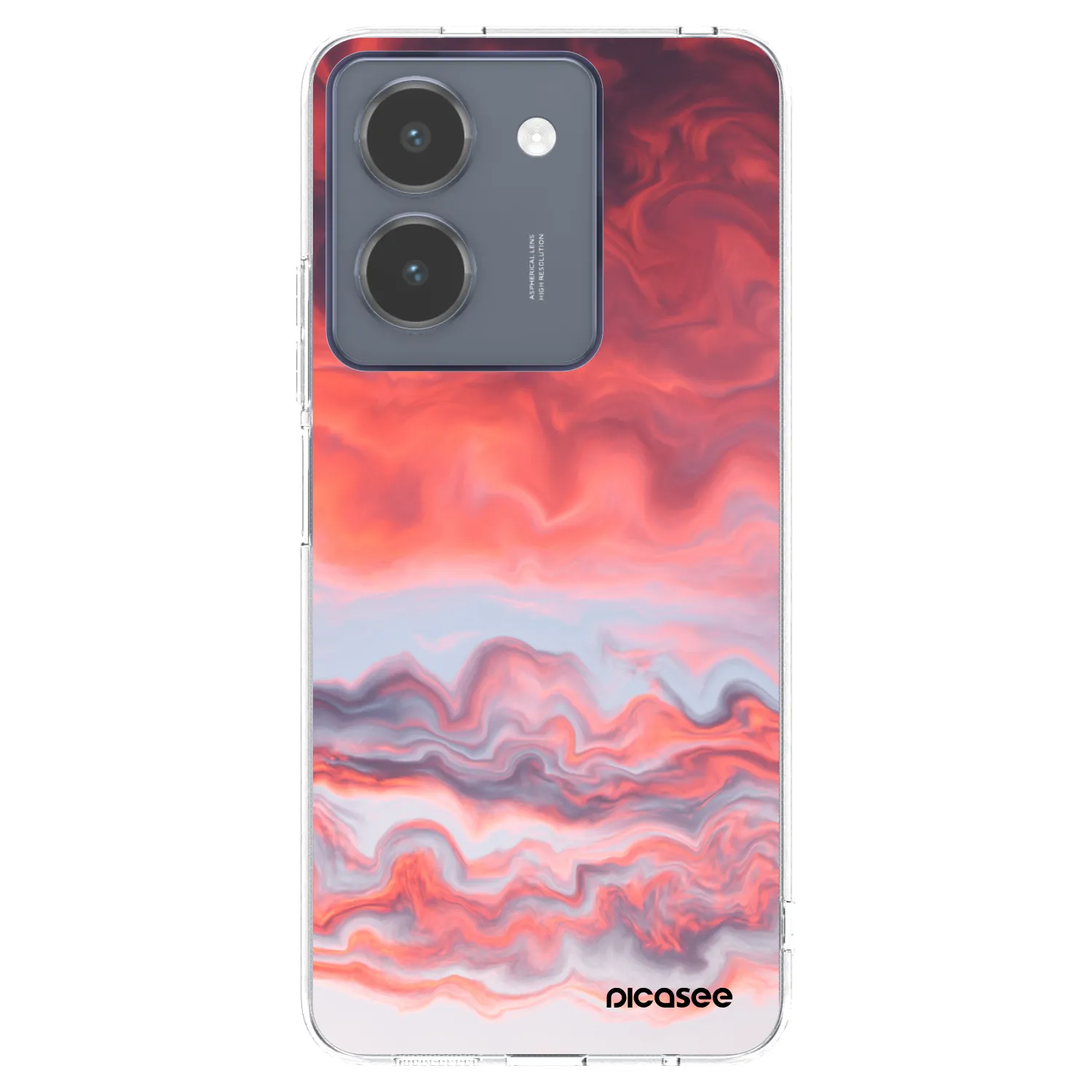 Picasee silikónový prehľadný obal pre Vivo Y36 4G - Sunset