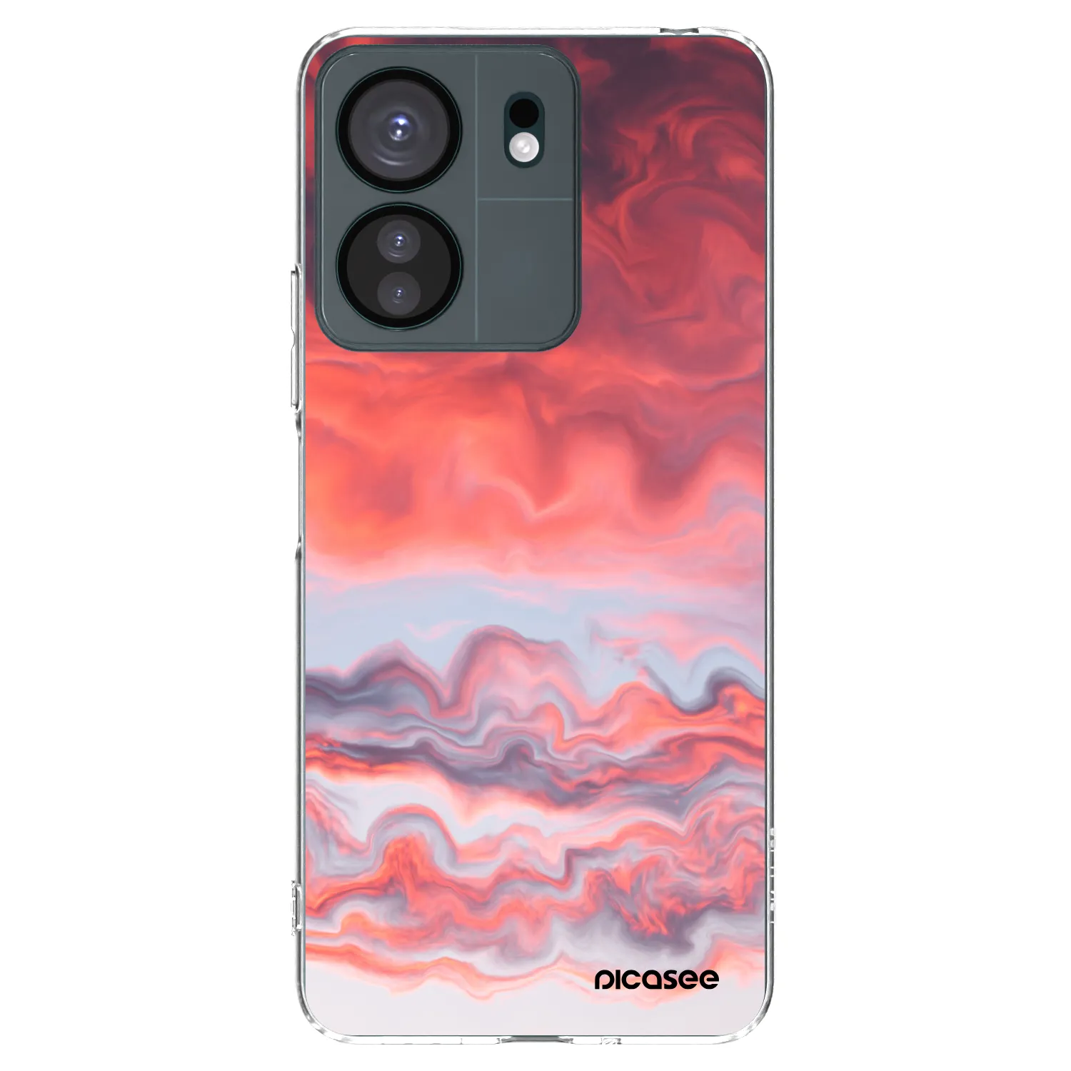 Silikónový prehľadný obal pre Xiaomi Redmi 13C 4G - Sunset