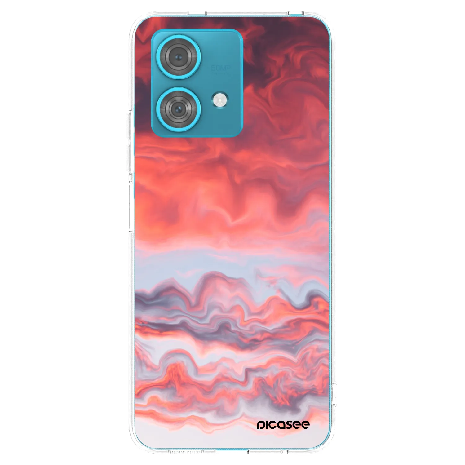 Picasee silikónový prehľadný obal pre Motorola Edge 40 Neo - Sunset