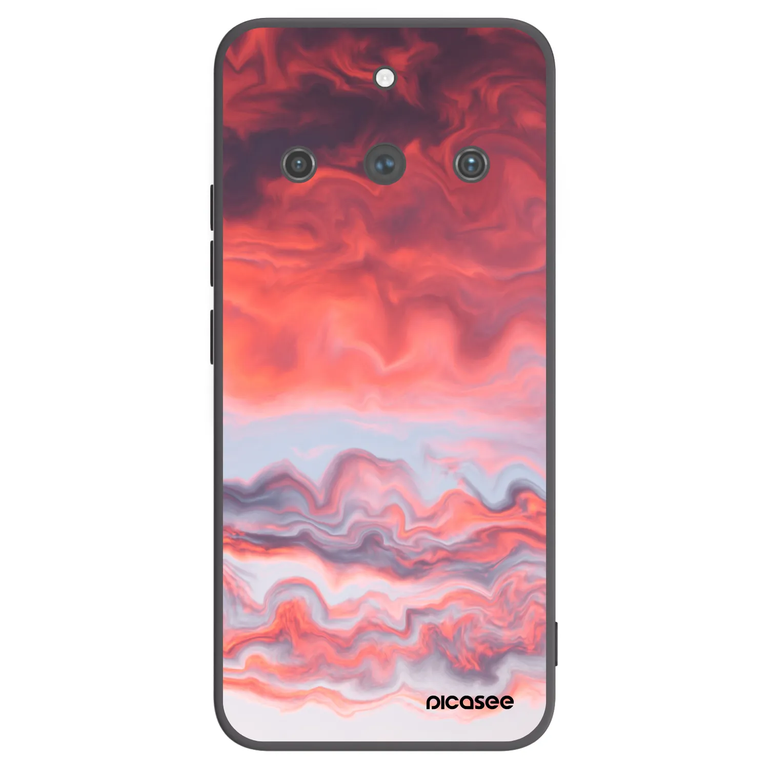Picasee silikónový čierny obal pre Realme 11 Pro+ - Sunset
