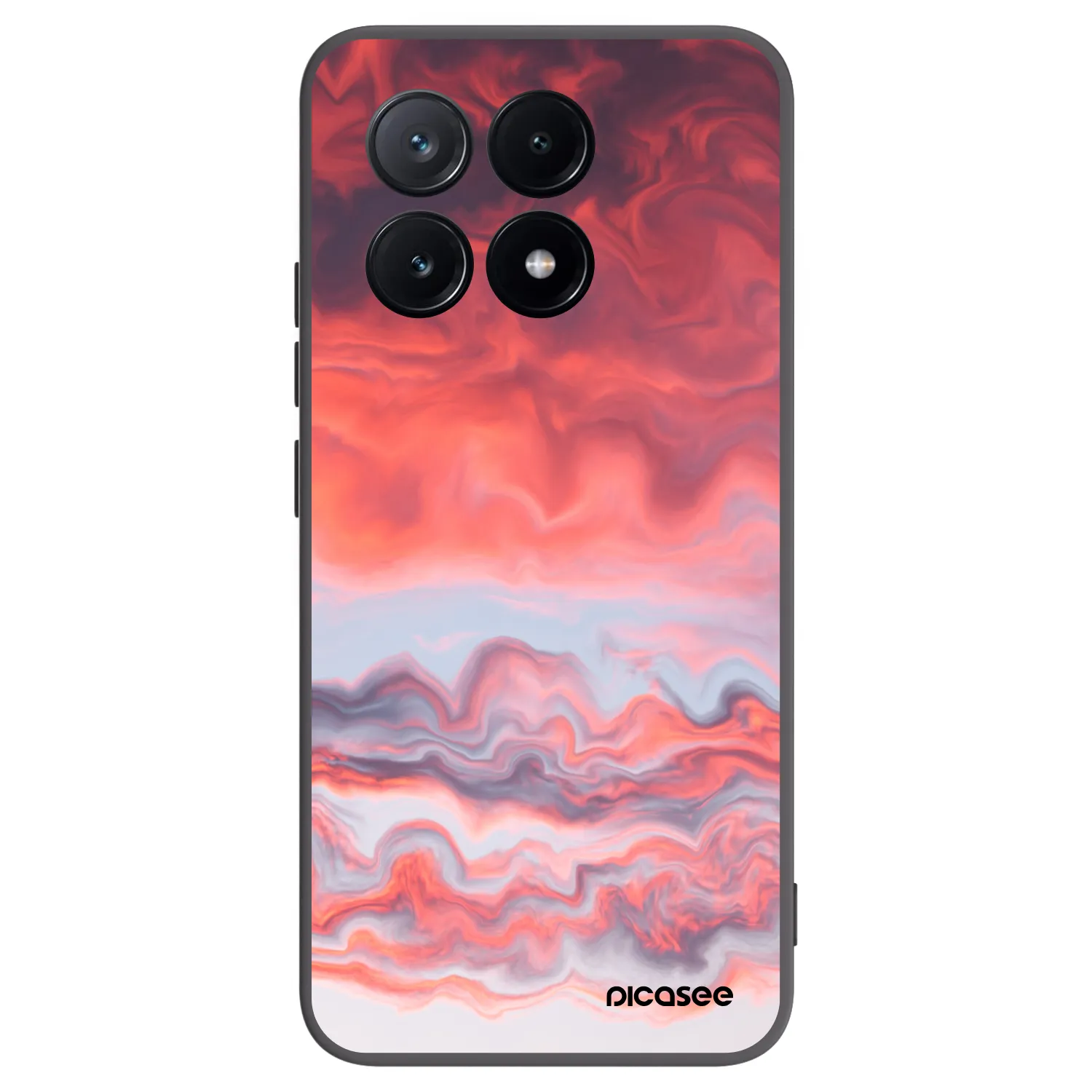 Picasee silikónový čierny obal pre Xiaomi Poco X6 Pro - Sunset