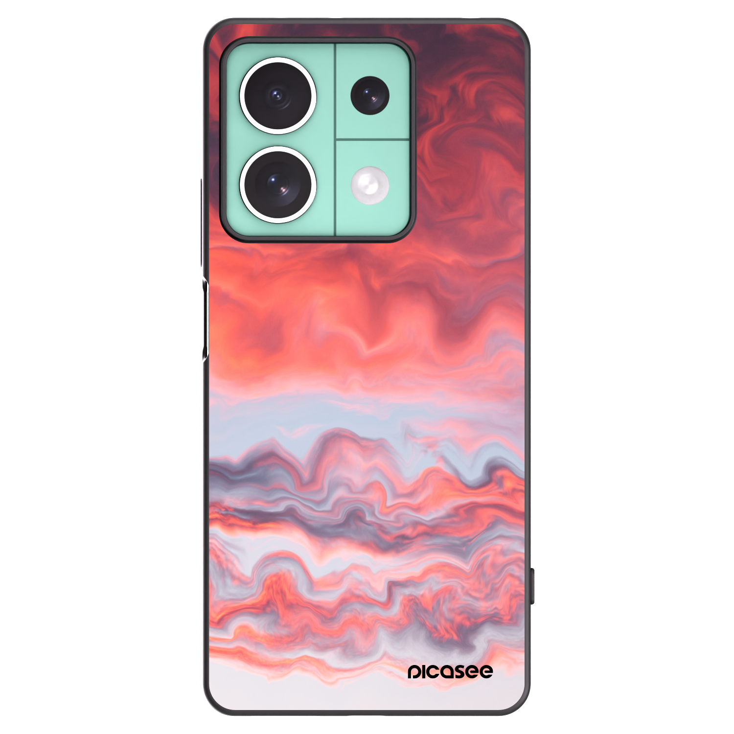 Picasee silikónový čierny obal pre Xiaomi Redmi Note 13 5G - Sunset
