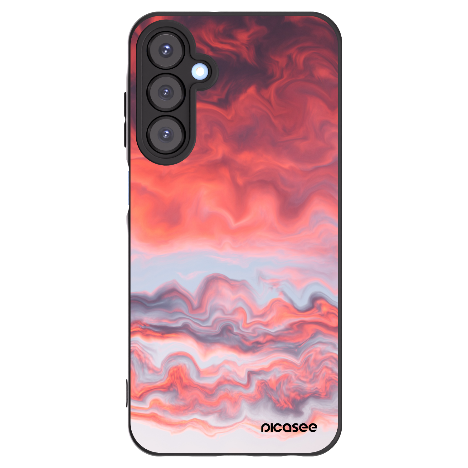 Picasee silikónový čierny obal pre Samsung Galaxy A25 A256B 5G - Sunset