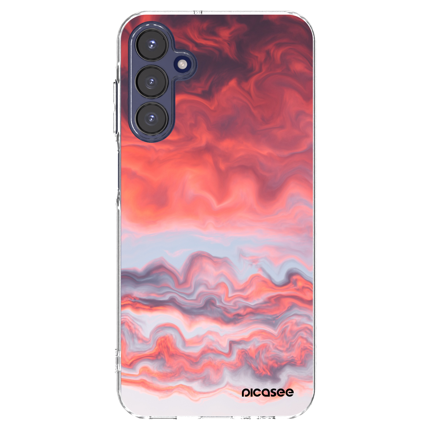 Picasee silikónový prehľadný obal pre Samsung Galaxy A15 A155F 4G - Sunset