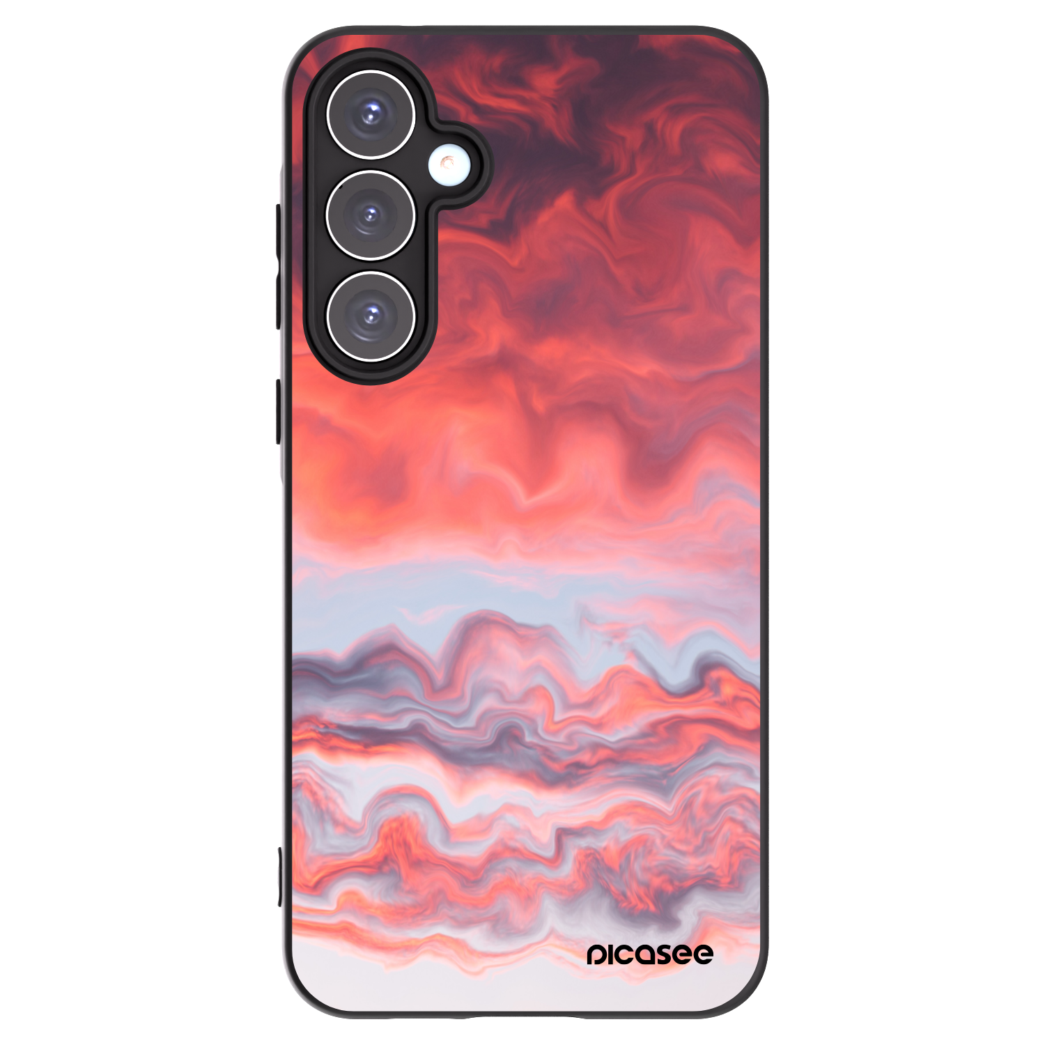 Picasee silikónový čierny obal pre Samsung Galaxy A55 5G A556B - Sunset