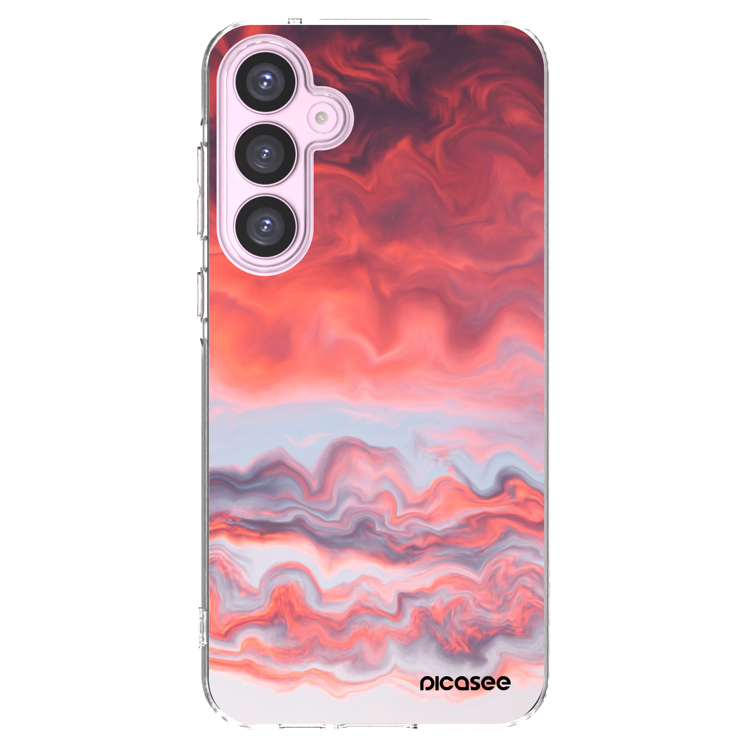 Picasee silikónový prehľadný obal pre Samsung Galaxy A55 5G A556B - Sunset