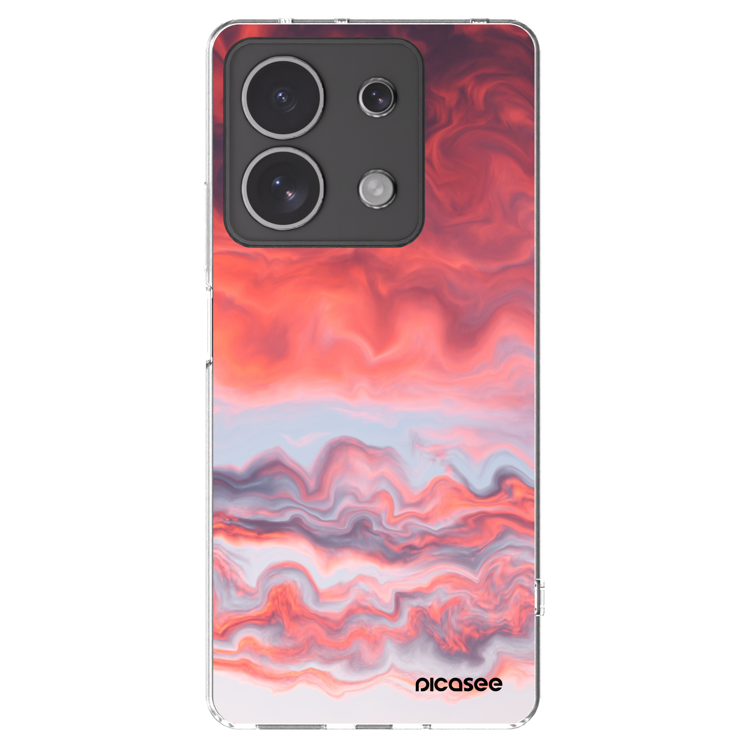Picasee silikónový prehľadný obal pre Xiaomi Redmi Note 13 4G - Sunset