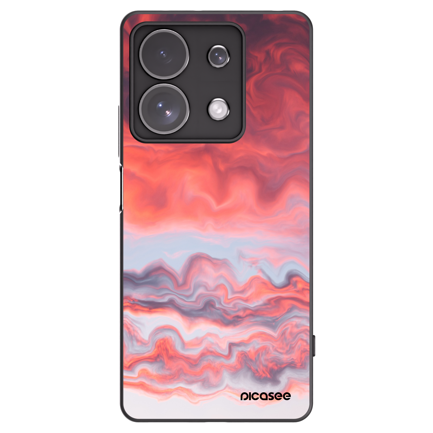 Silikónový čierny obal pre Xiaomi Redmi Note 13 Pro 4G - Sunset