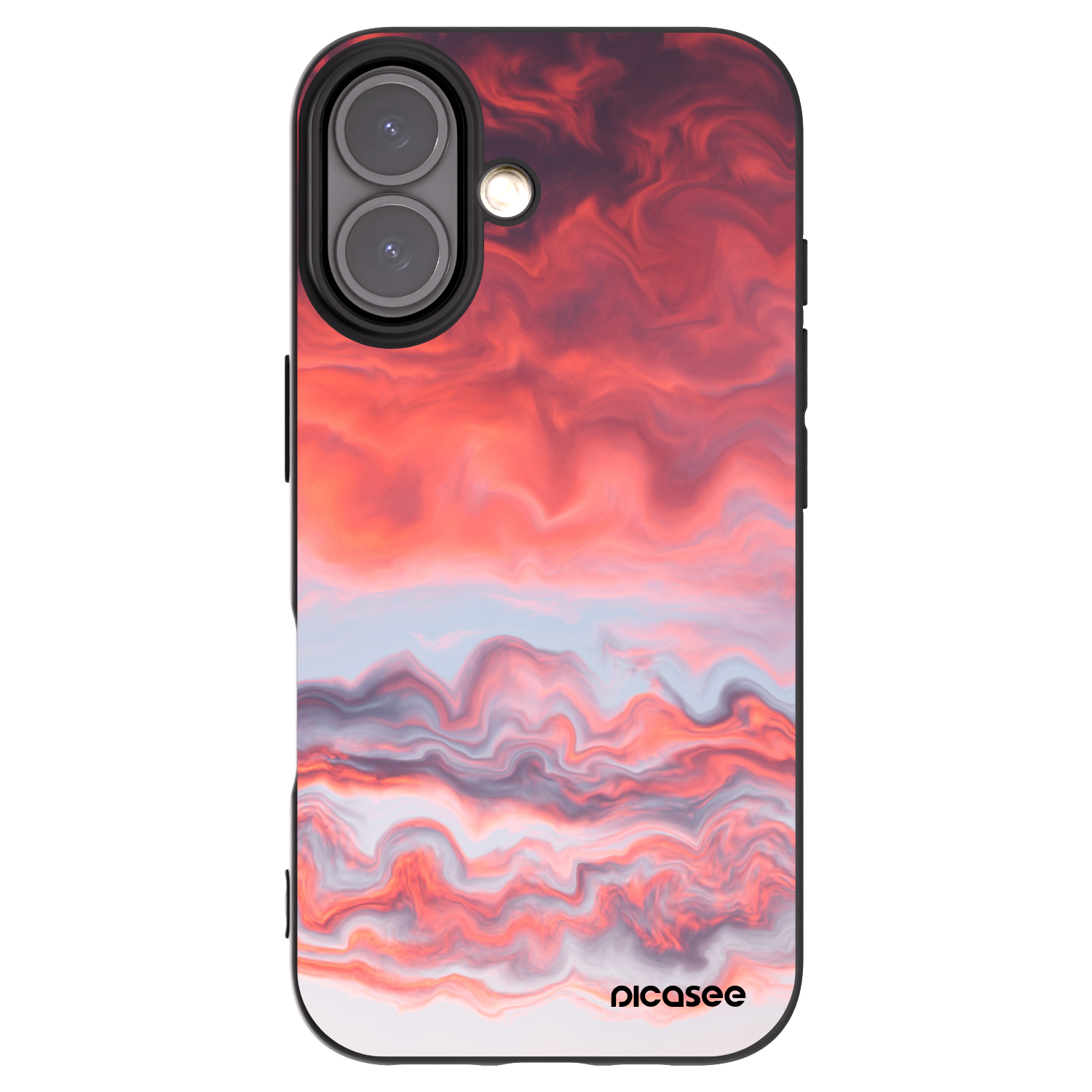 Picasee silikónový čierny obal pre Apple iPhone 16 - Sunset