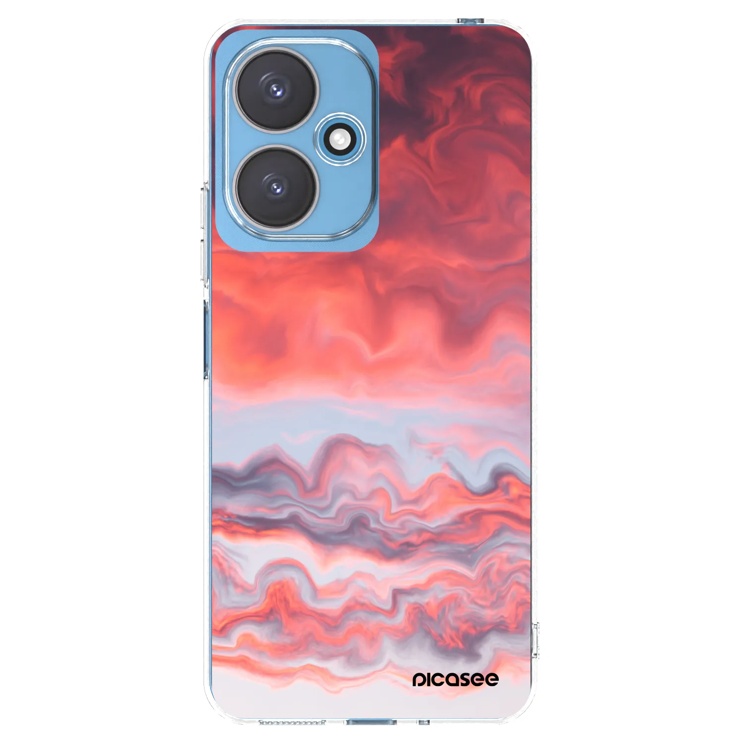 Picasee silikónový prehľadný obal pre Xiaomi Redmi 13C 5G - Sunset