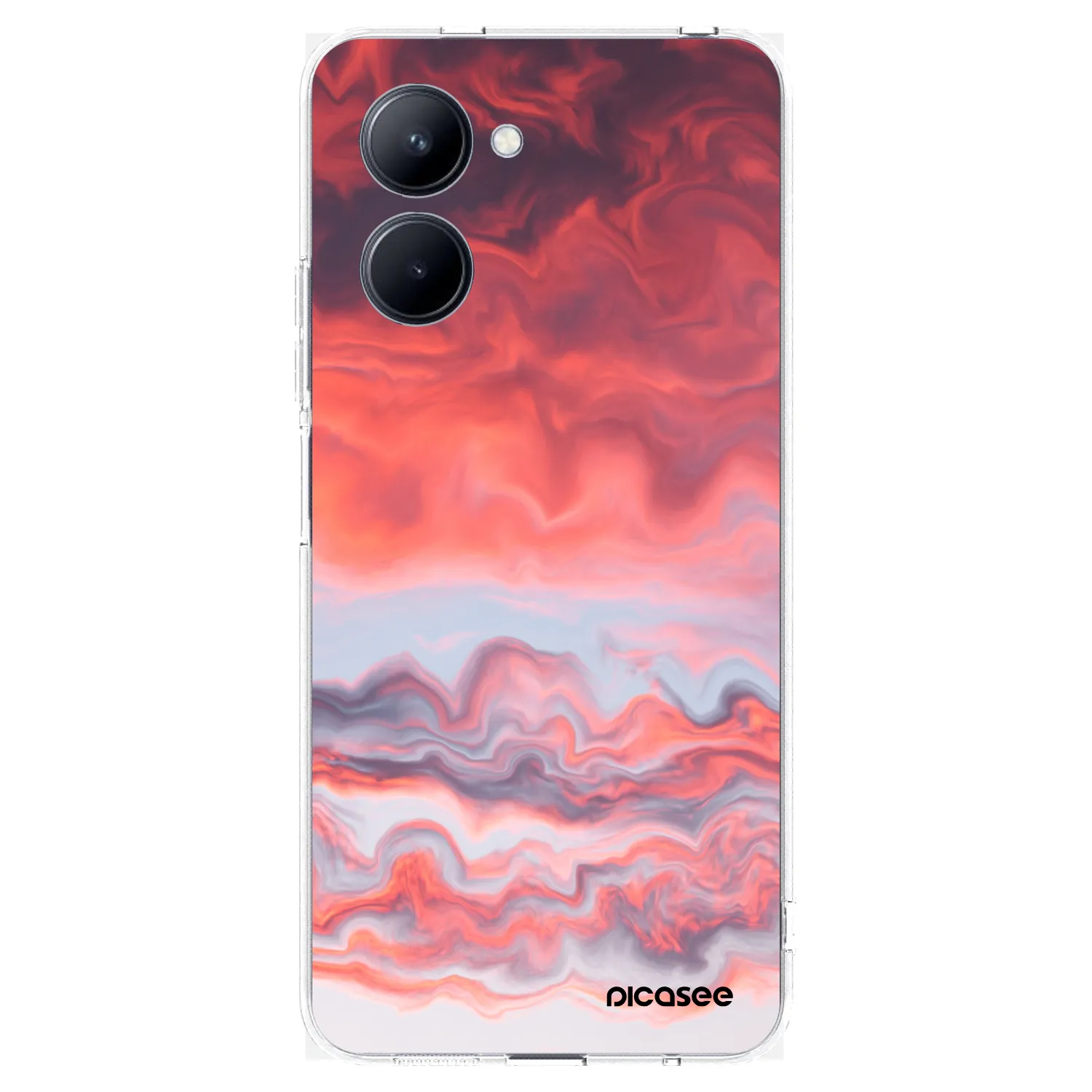 Picasee silikónový prehľadný obal pre Realme C33 (2023) - Sunset