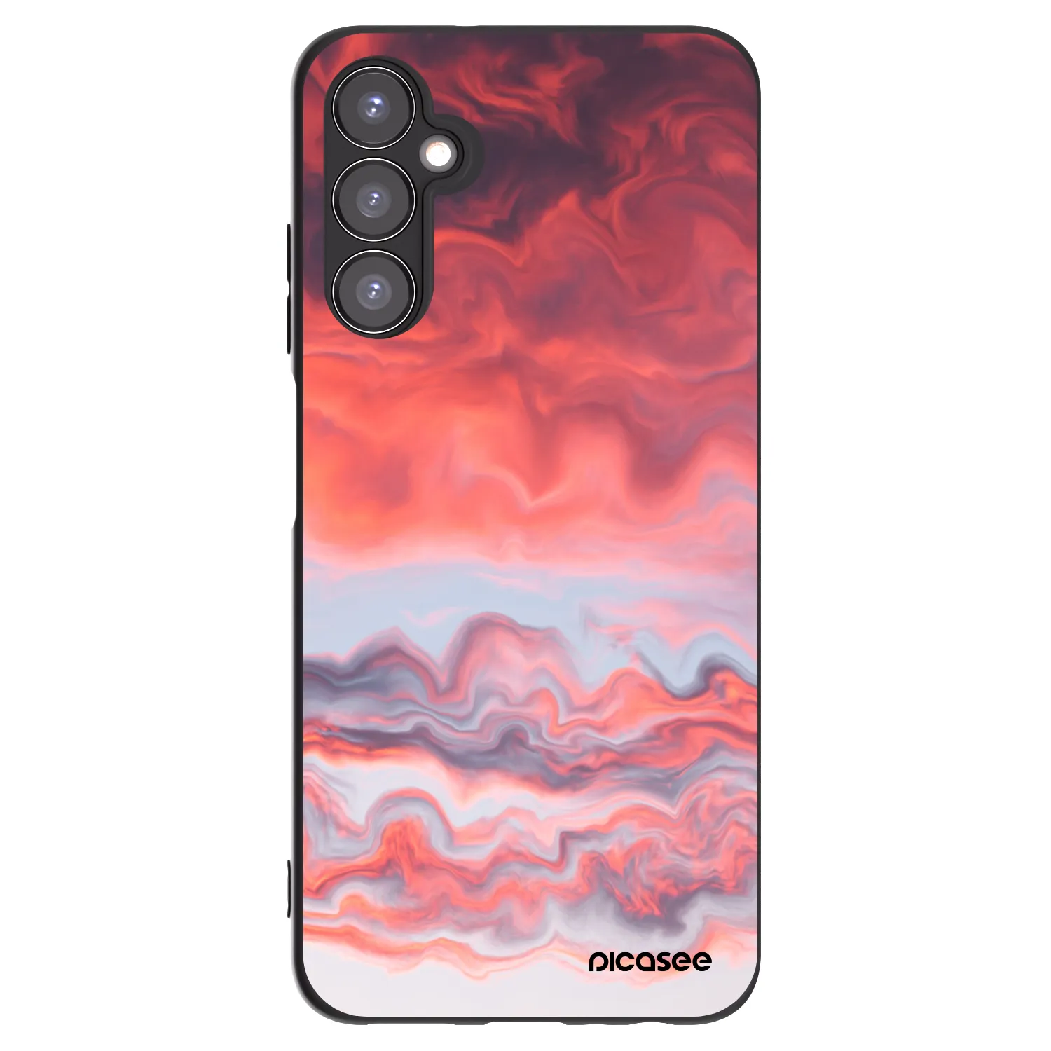 Picasee silikónový čierny obal pre Samsung Galaxy A05s A057G - Sunset