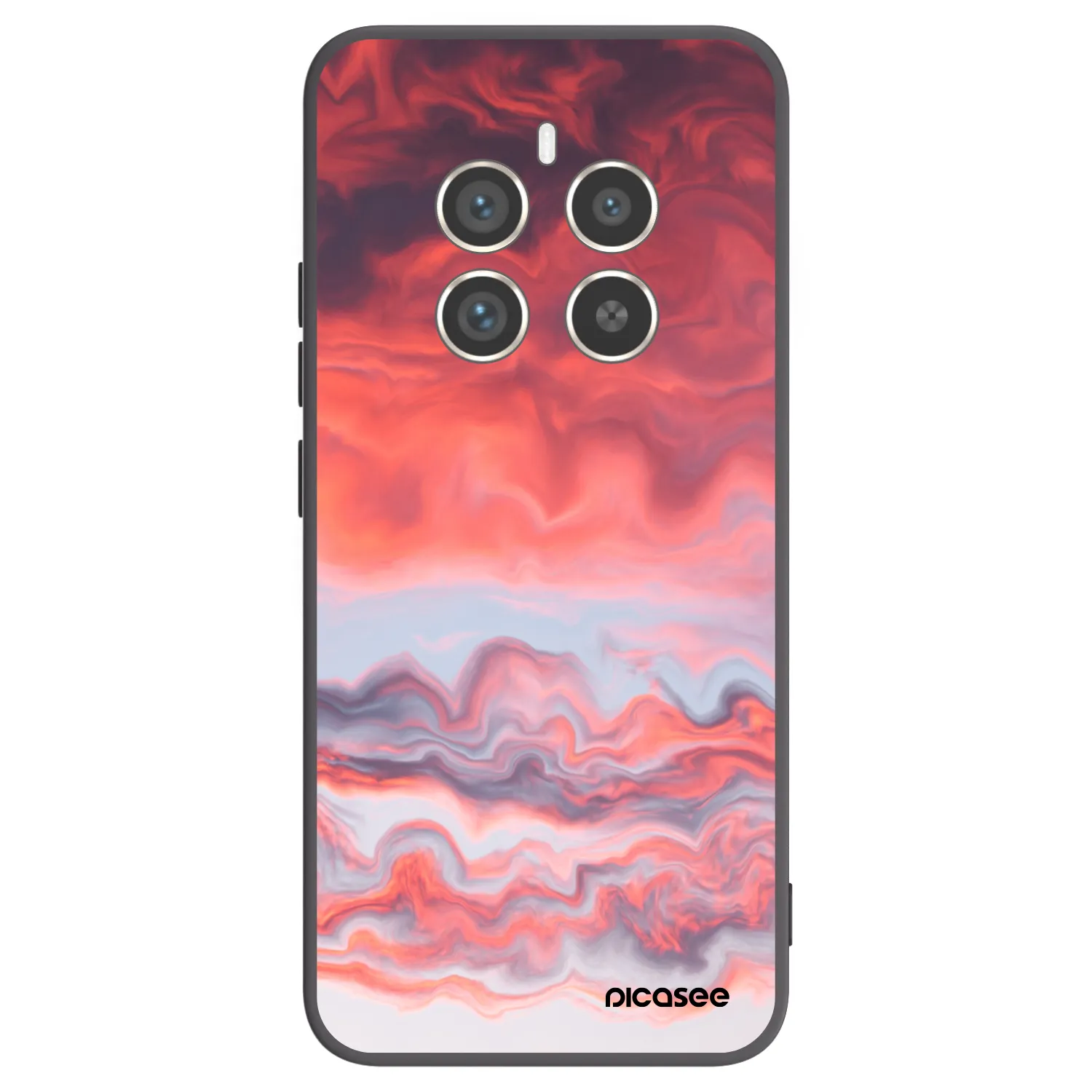 Picasee silikónový čierny obal pre Realme 12 Pro 5G - Sunset