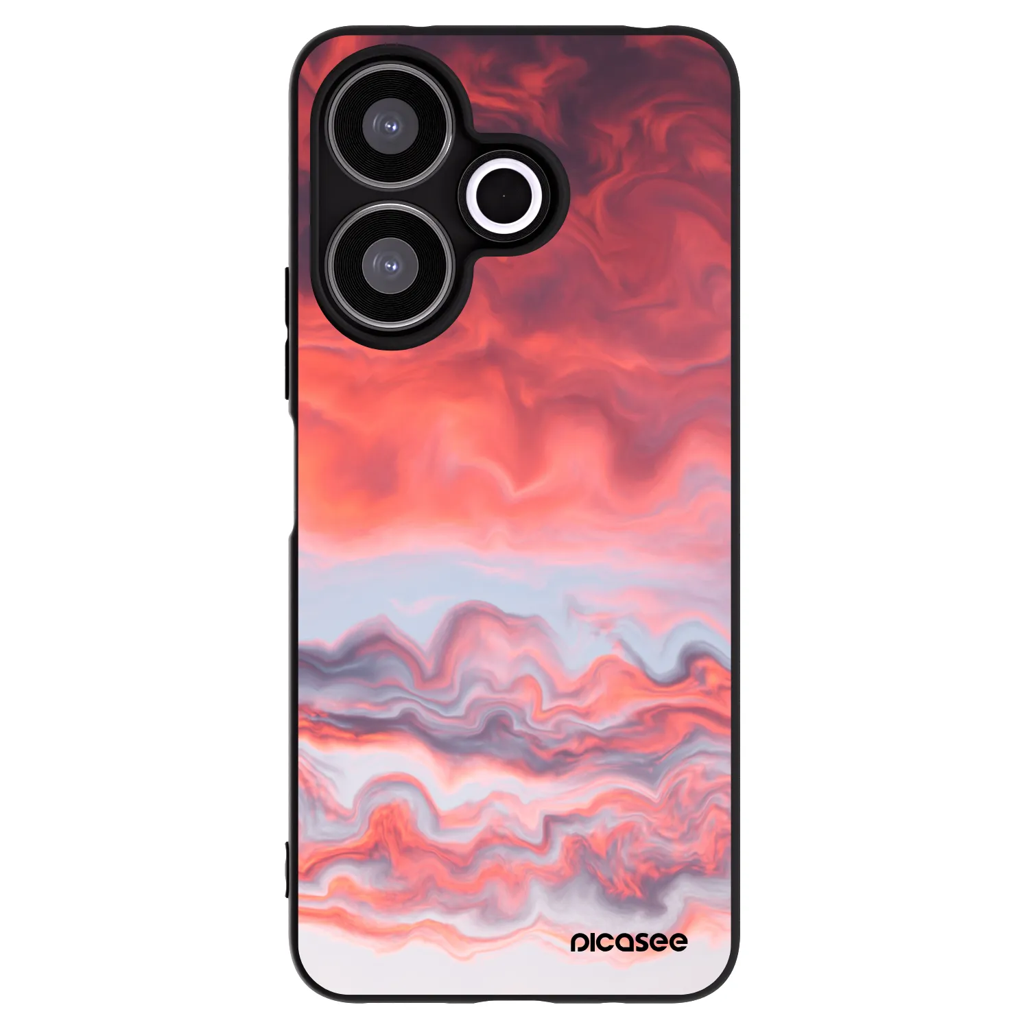 Silikónový čierny obal pre Xiaomi Redmi 13 4G - Sunset