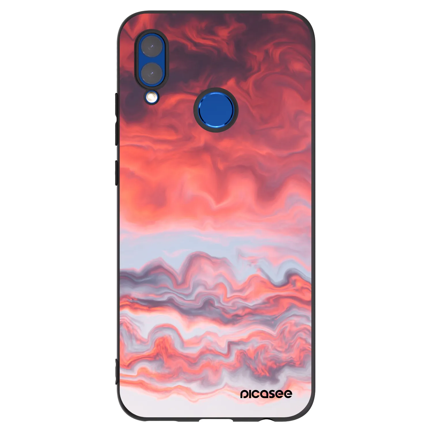 Picasee silikónový čierny obal pre Huawei P Smart 2019 - Sunset