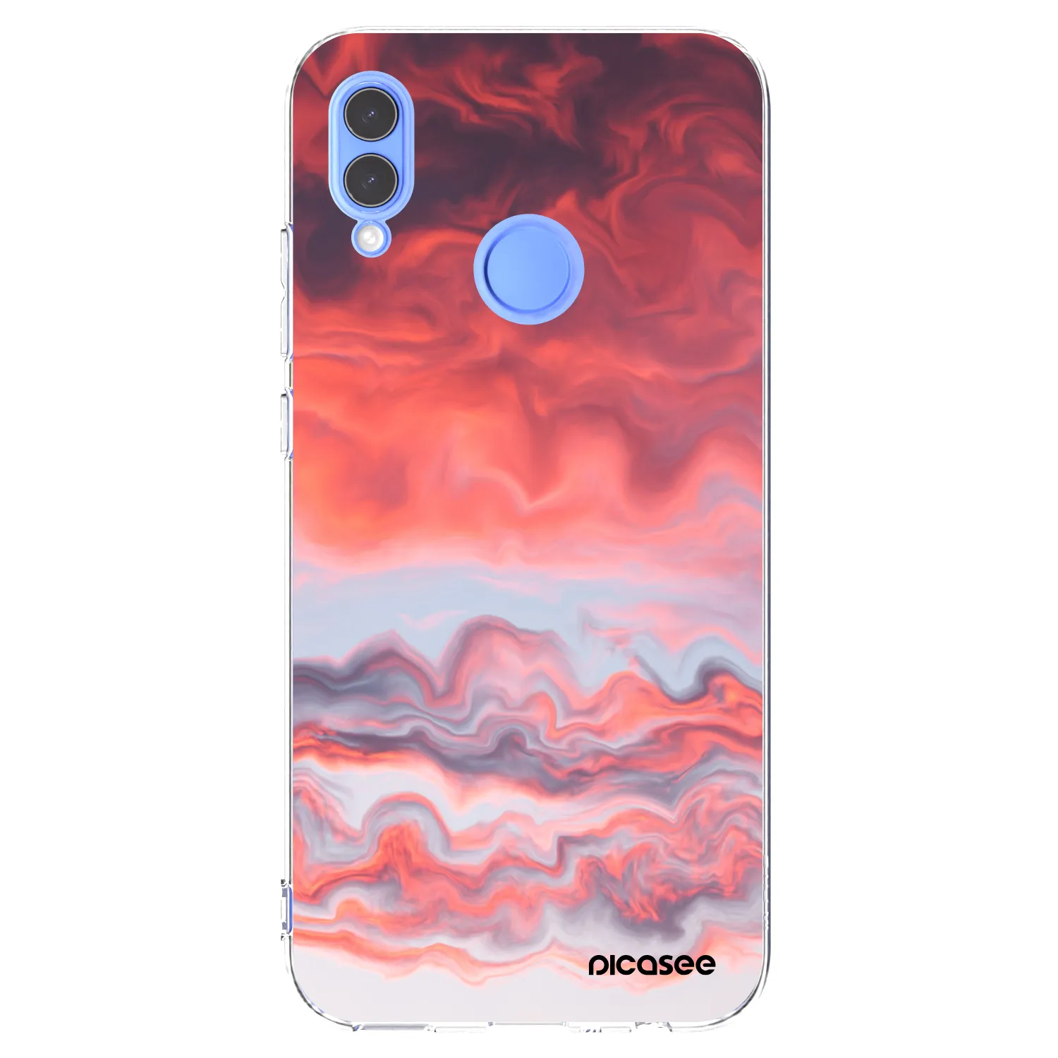 Picasee silikónový prehľadný obal pre Huawei P Smart 2019 - Sunset