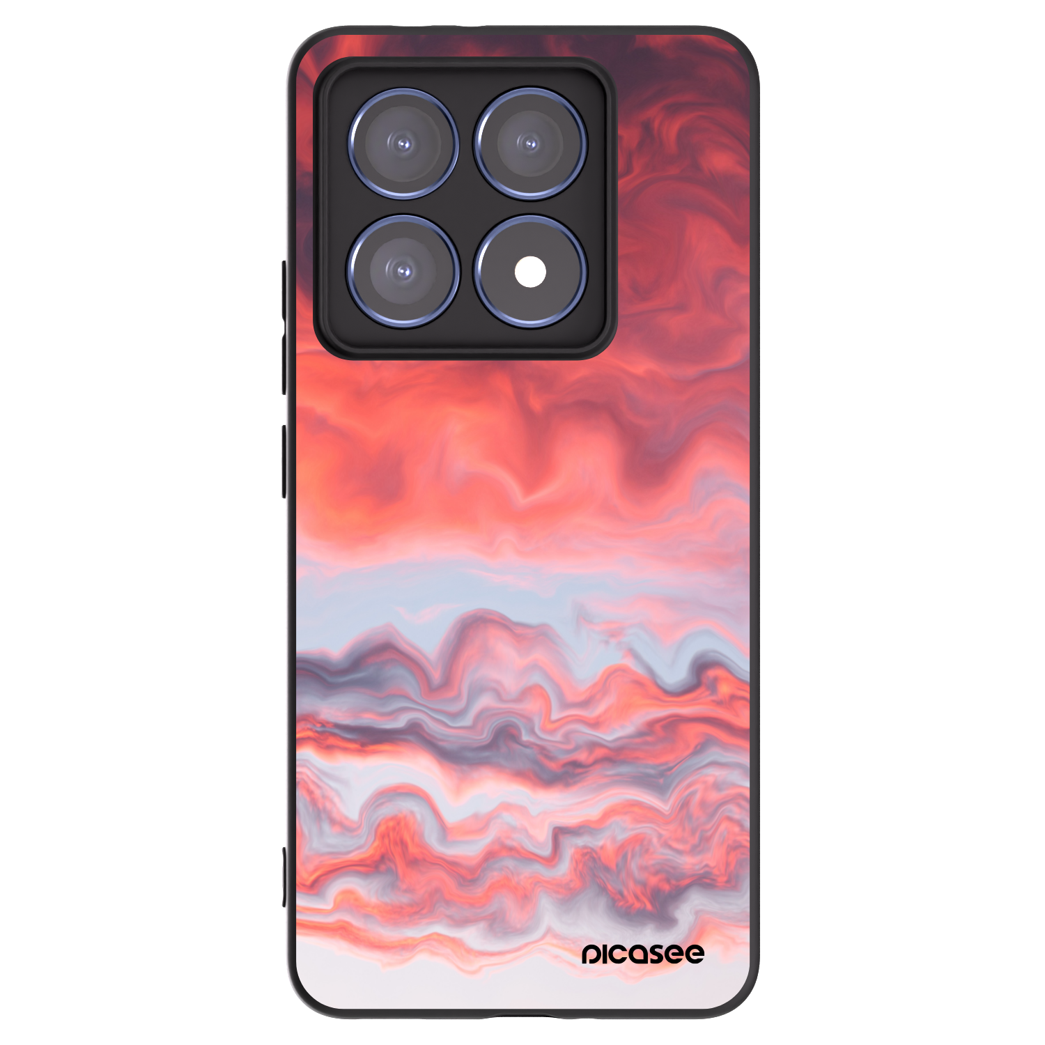 Picasee silikónový čierny obal pre Xiaomi 14T Pro - Sunset