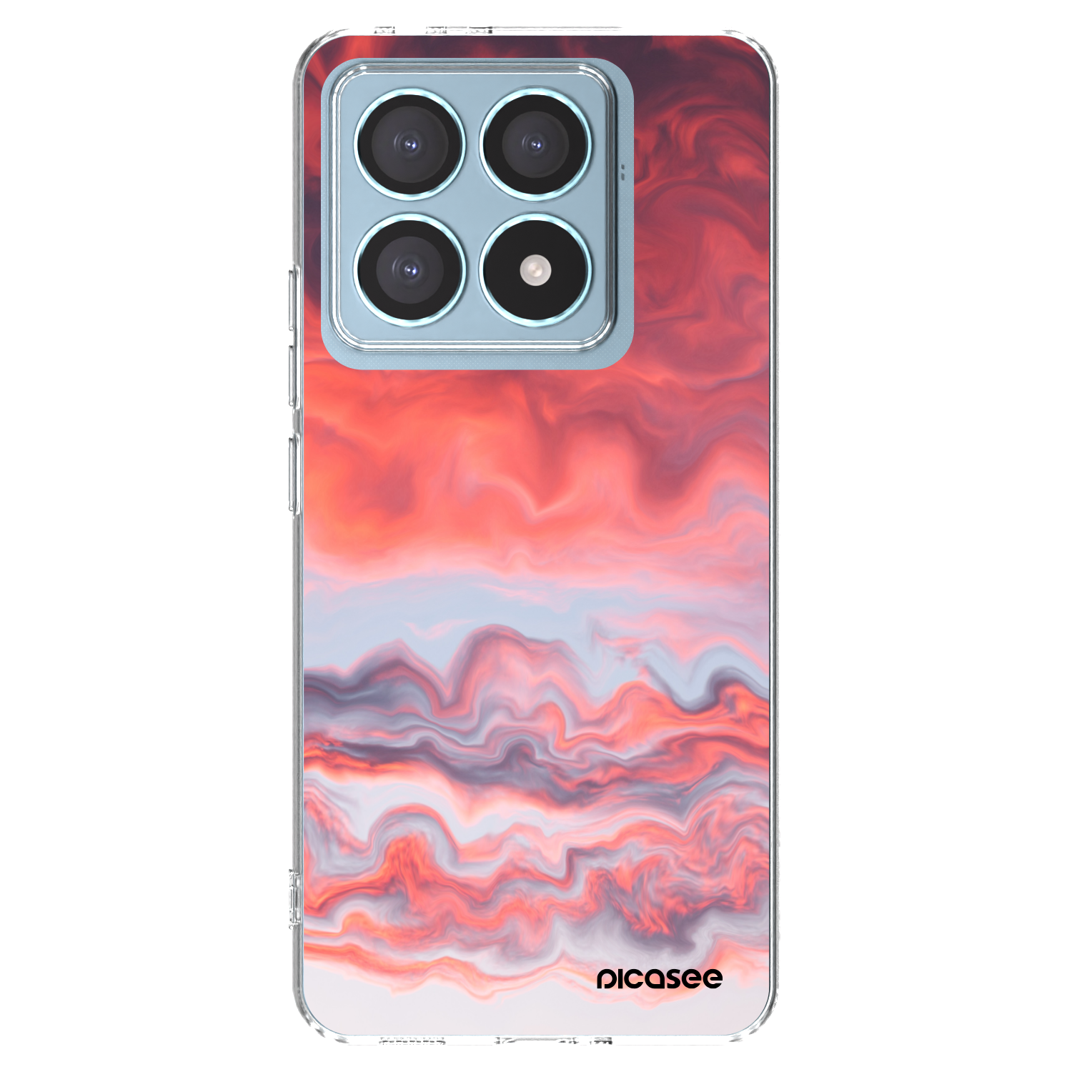 Picasee silikónový prehľadný obal pre Xiaomi 14T Pro - Sunset