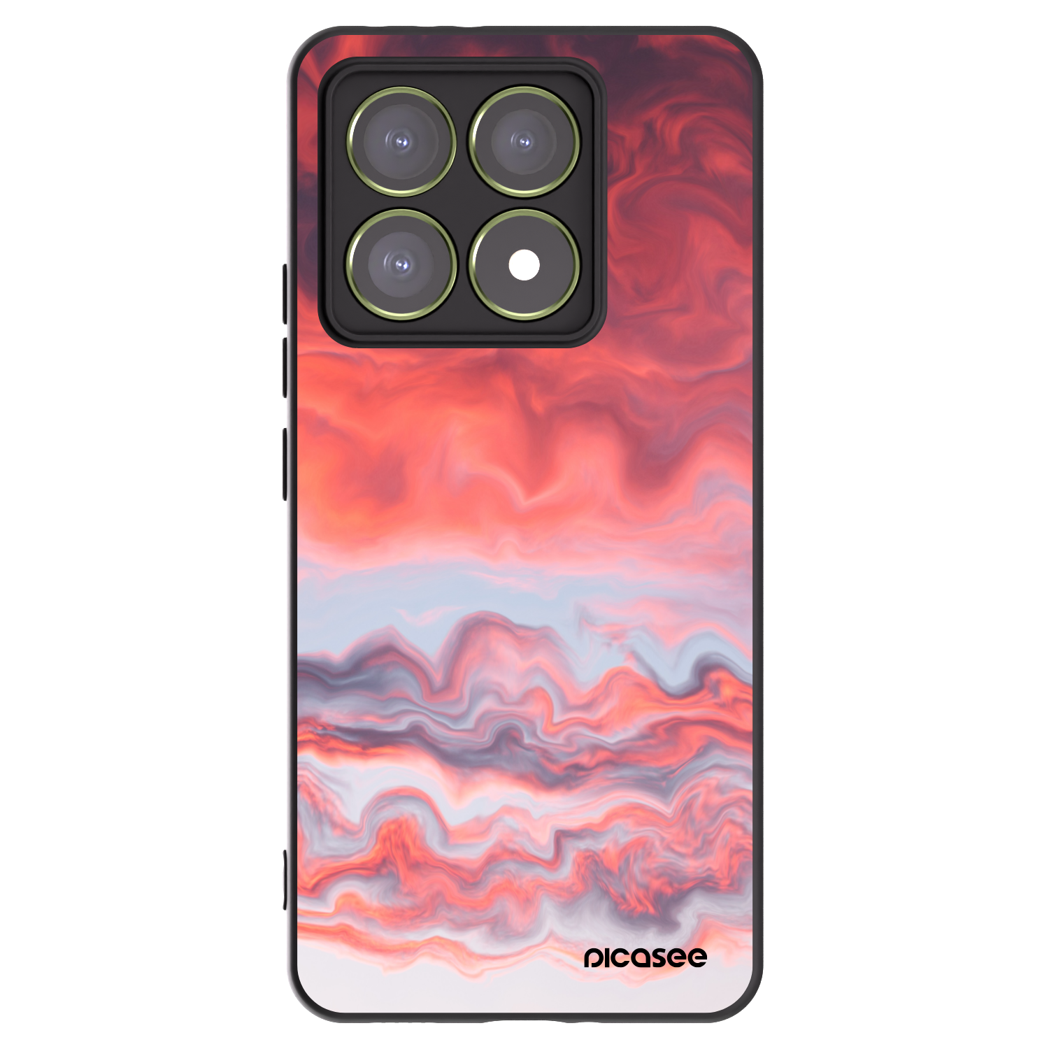 Picasee silikónový čierny obal pre Xiaomi 14T - Sunset