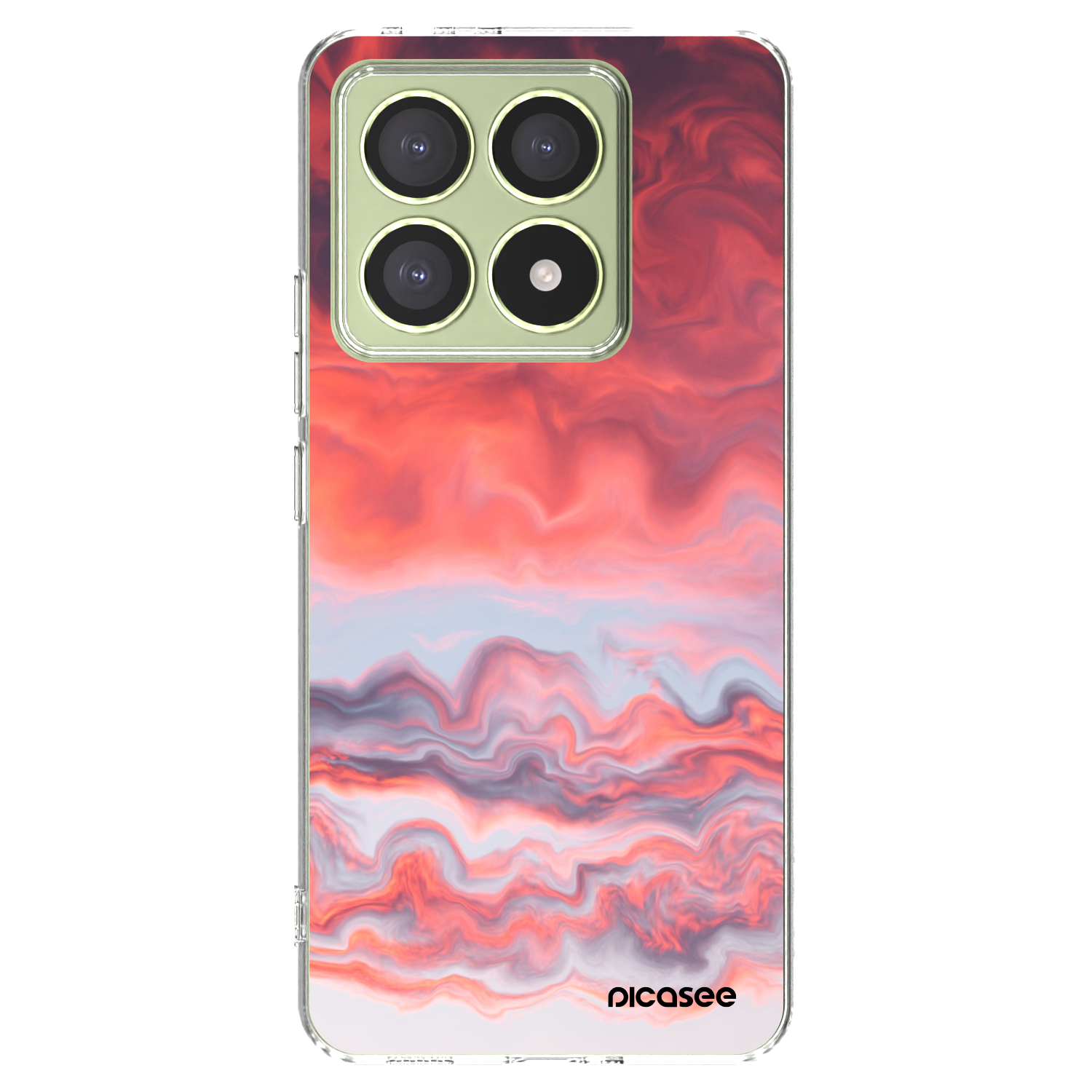 Picasee silikónový prehľadný obal pre Xiaomi 14T - Sunset