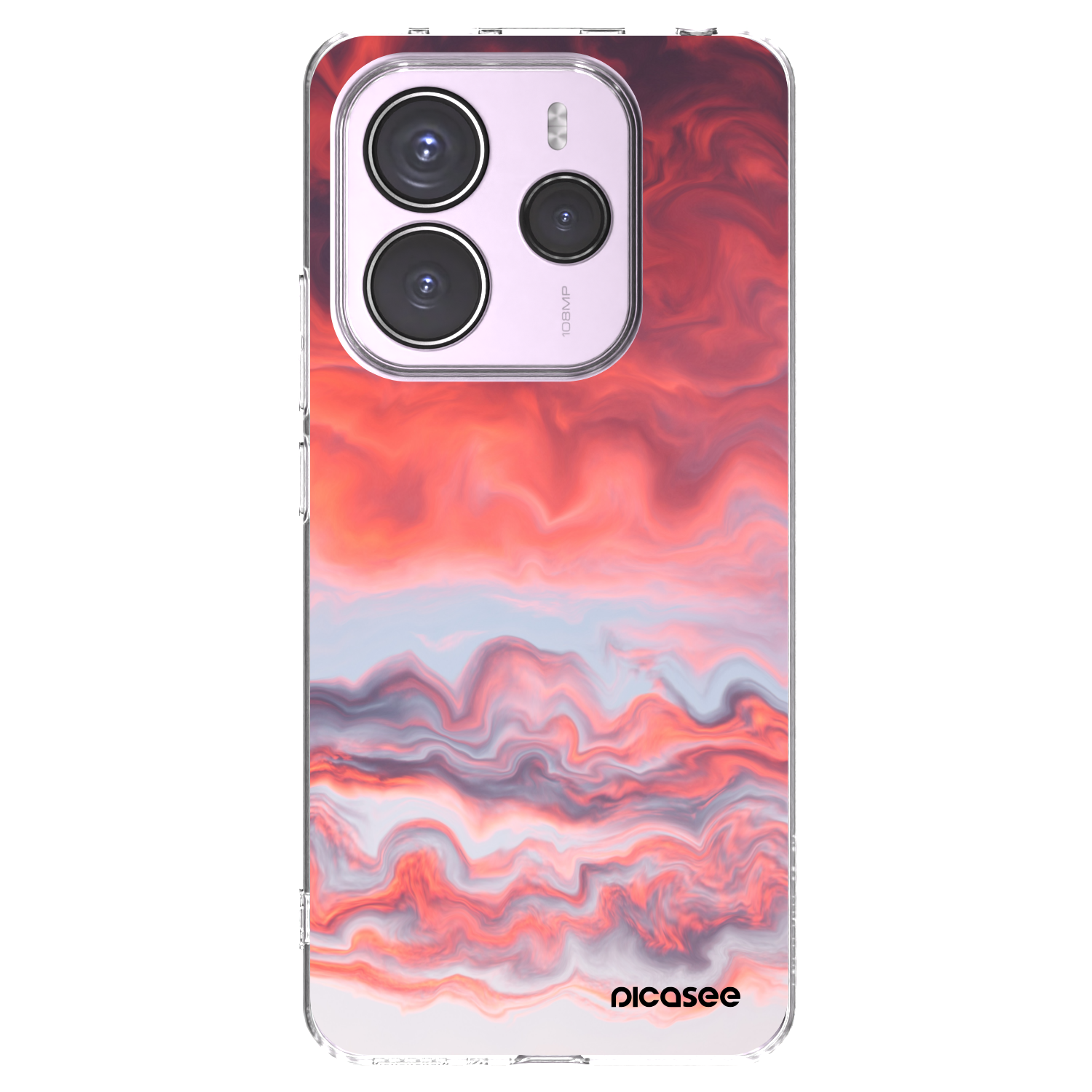 Silikónový prehľadný obal pre Xiaomi Redmi Note 14 5G - Sunset