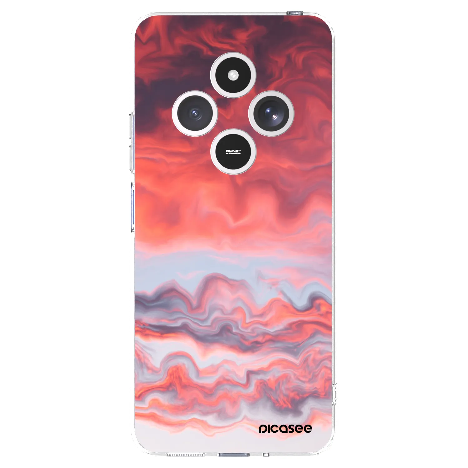 Picasee silikónový prehľadný obal pre Xiaomi Redmi 14C - Sunset