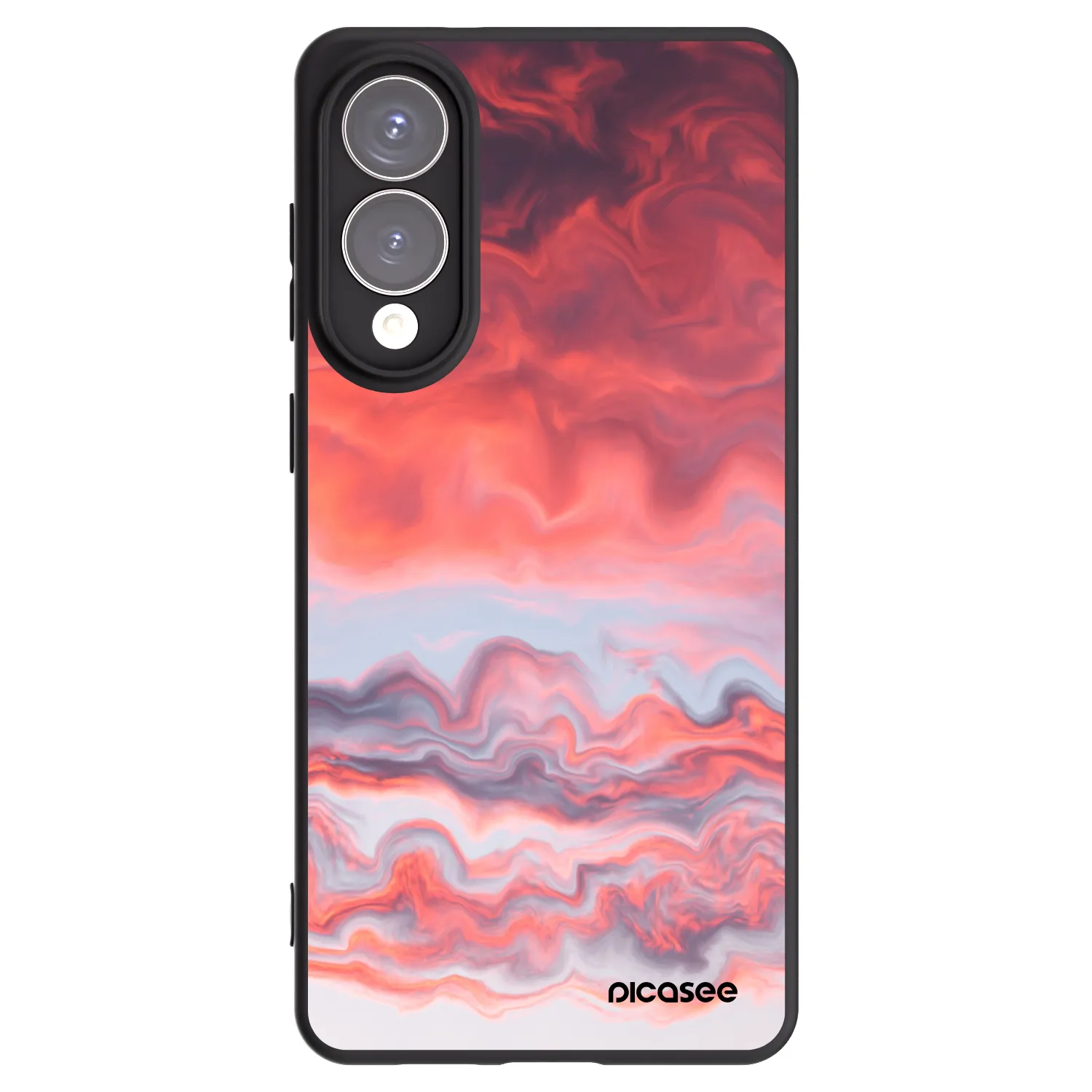 Silikónový čierny obal pre Samsung Galaxy S25 Edge 5G - Sunset