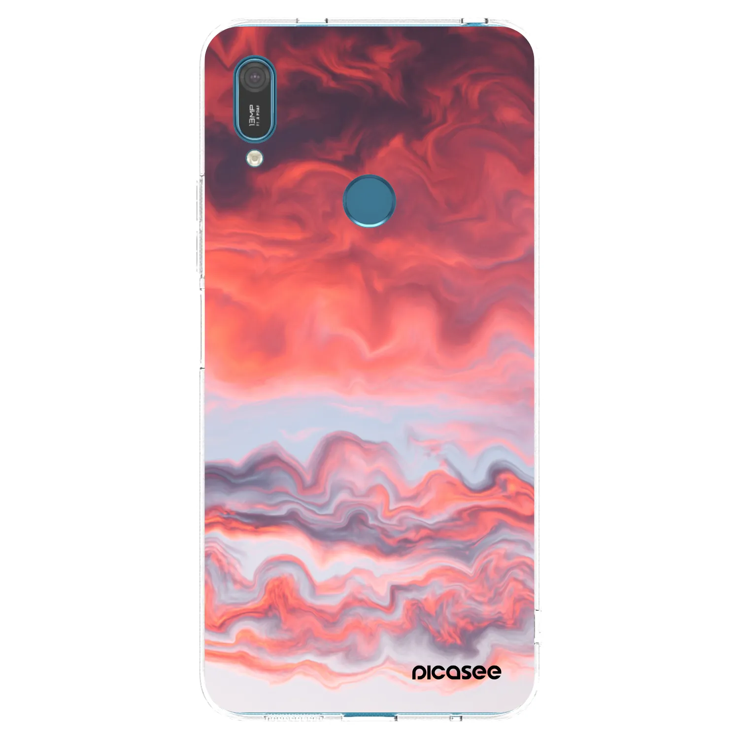 Picasee silikónový prehľadný obal pre Huawei Y7 2019 - Sunset