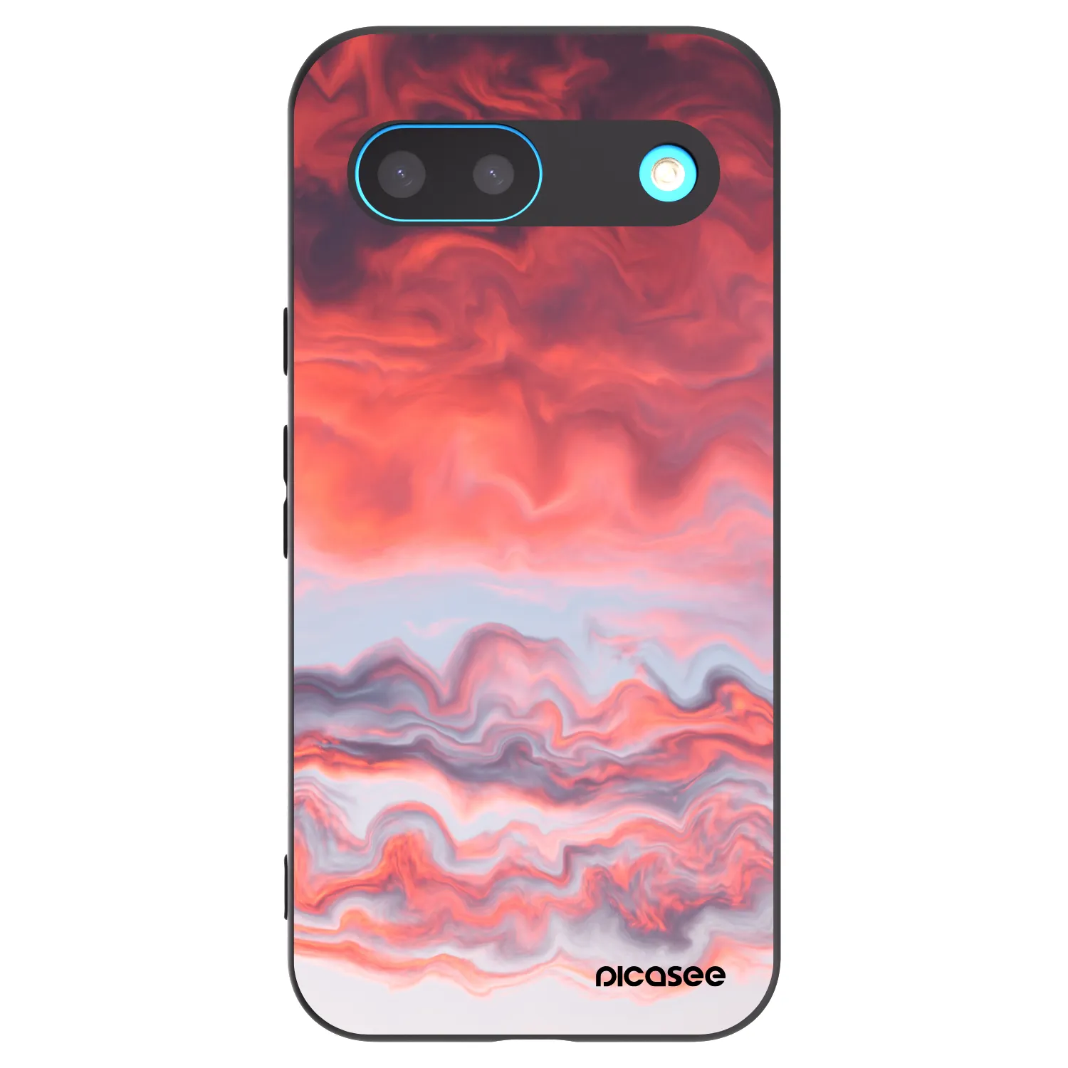 Picasee silikónový čierny obal pre Google Pixel 8 - Sunset