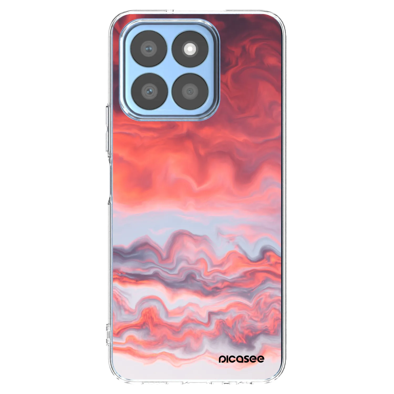 Picasee silikónový prehľadný obal pre Honor X8c - Sunset