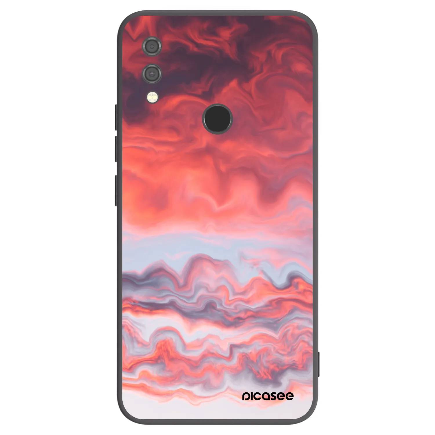 Picasee silikónový čierny obal pre Xiaomi Redmi Note 7 - Sunset