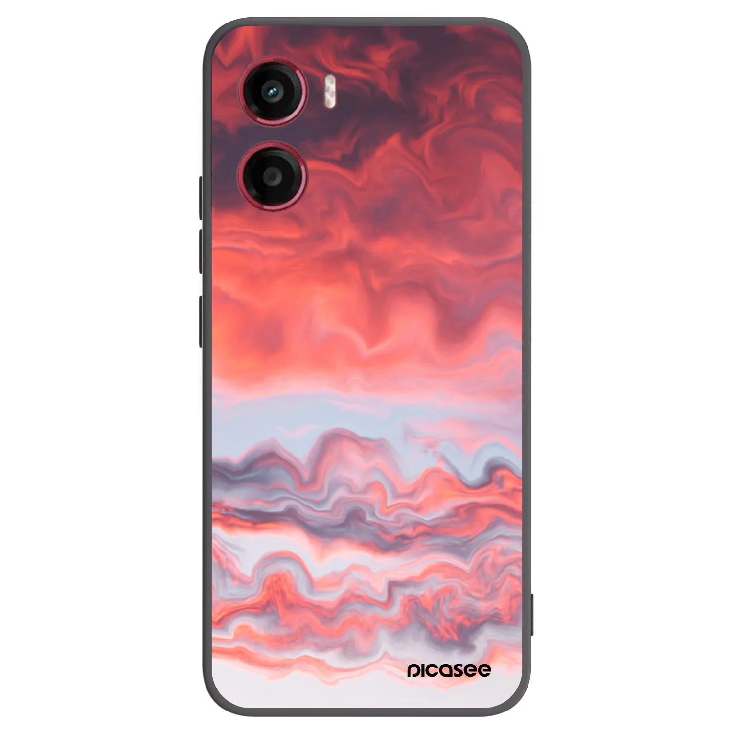 Picasee silikónový čierny obal pre Motorola Moto G05 - Sunset