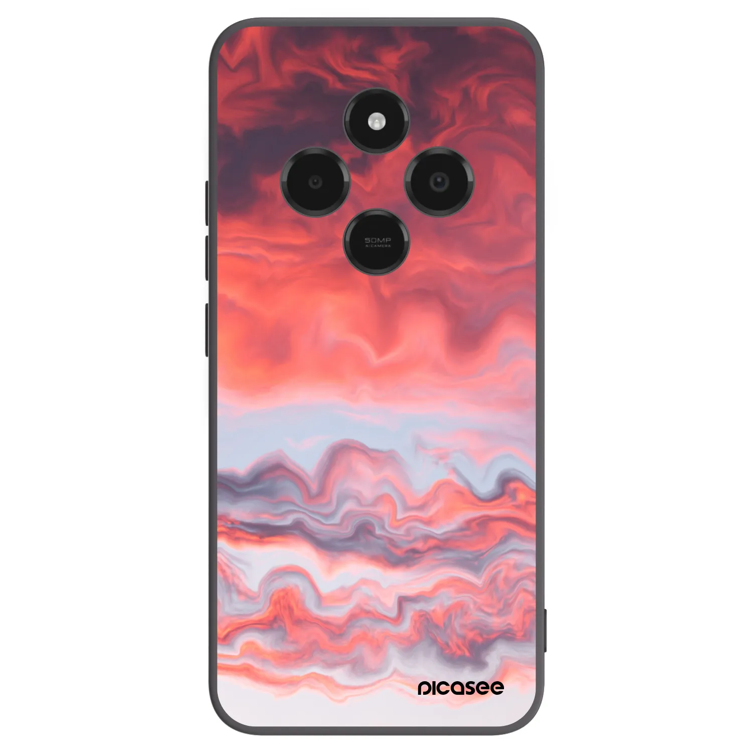 Picasee silikónový čierny obal pre Xiaomi Poco C75 - Sunset