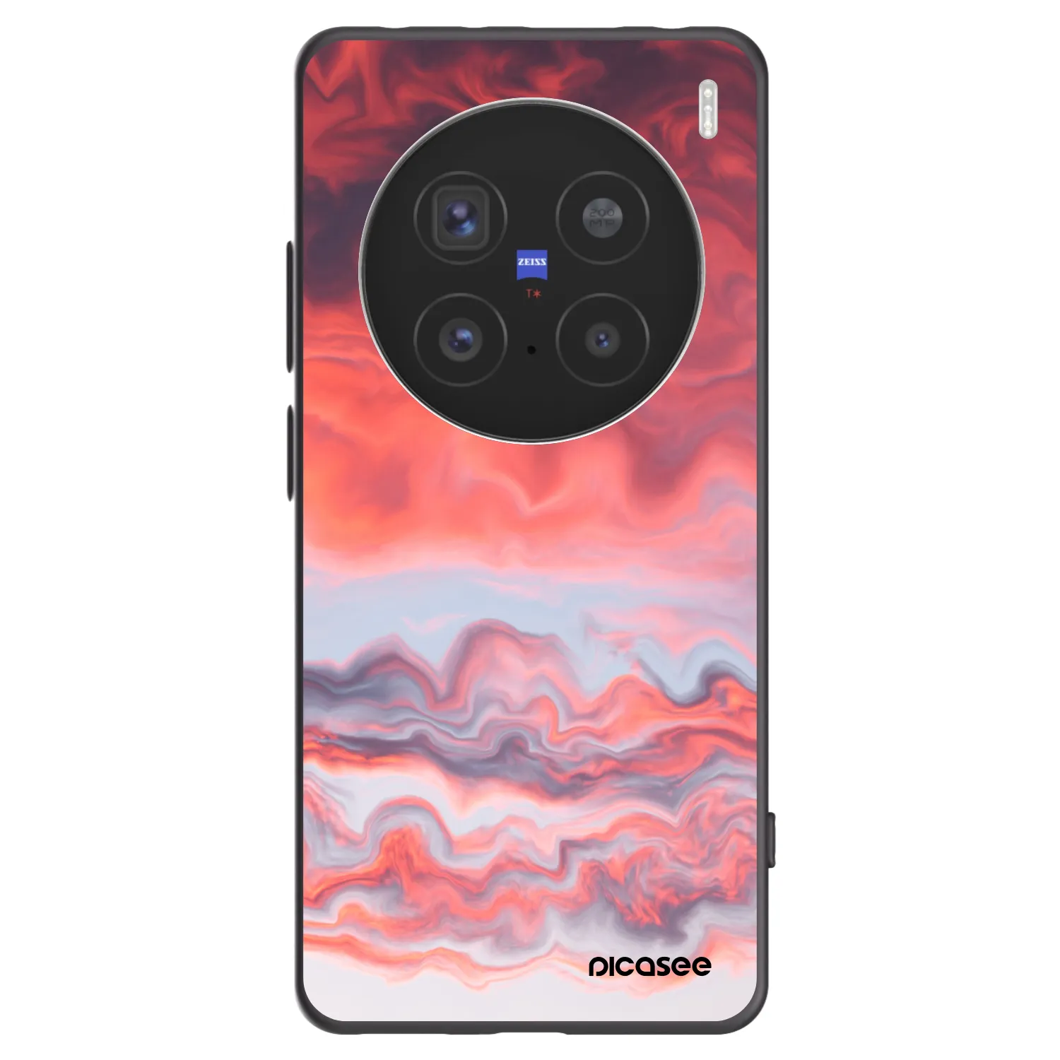 Picasee silikónový čierny obal pre Vivo X200 Pro - Sunset