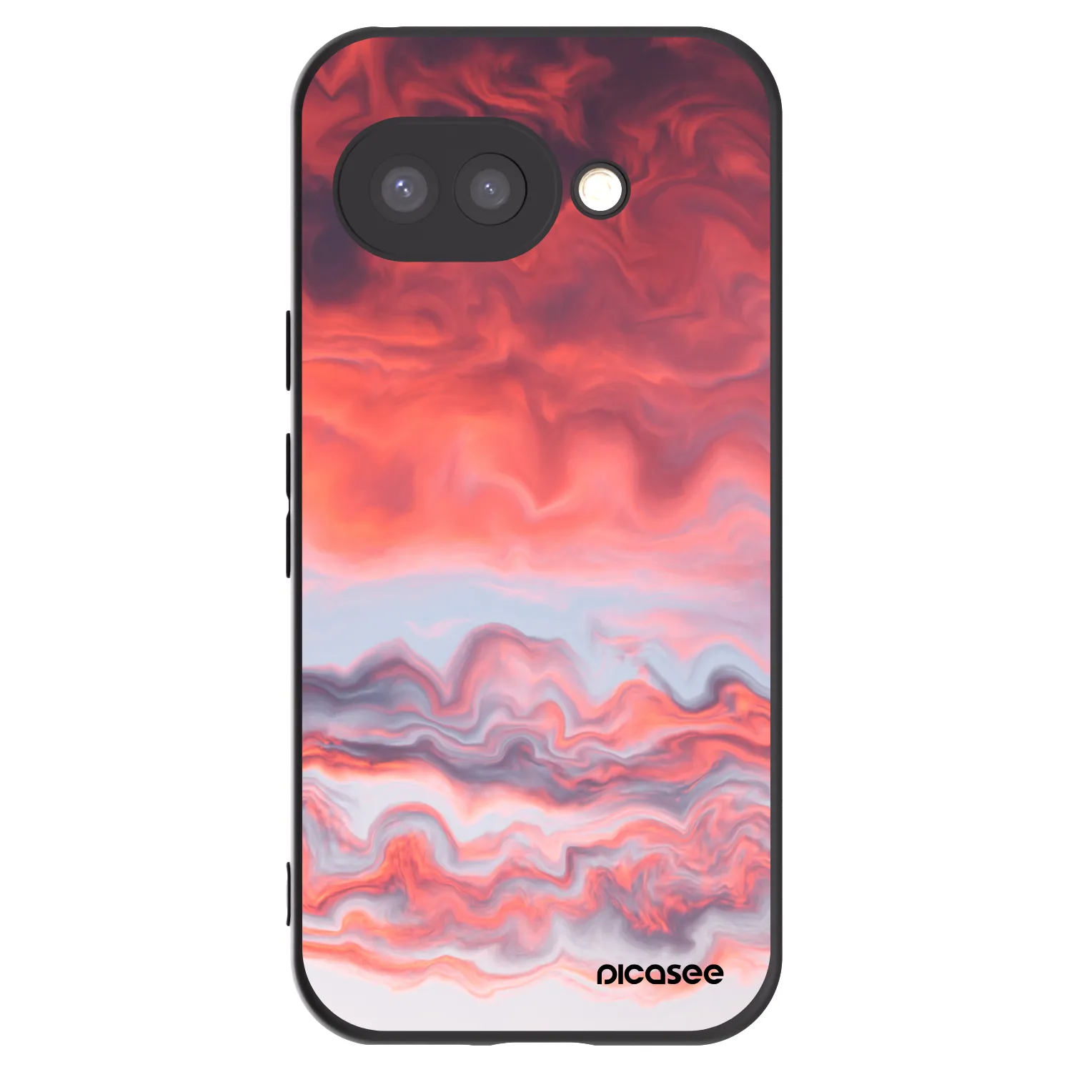 Picasee silikónový čierny obal pre Google Pixel 9a - Sunset