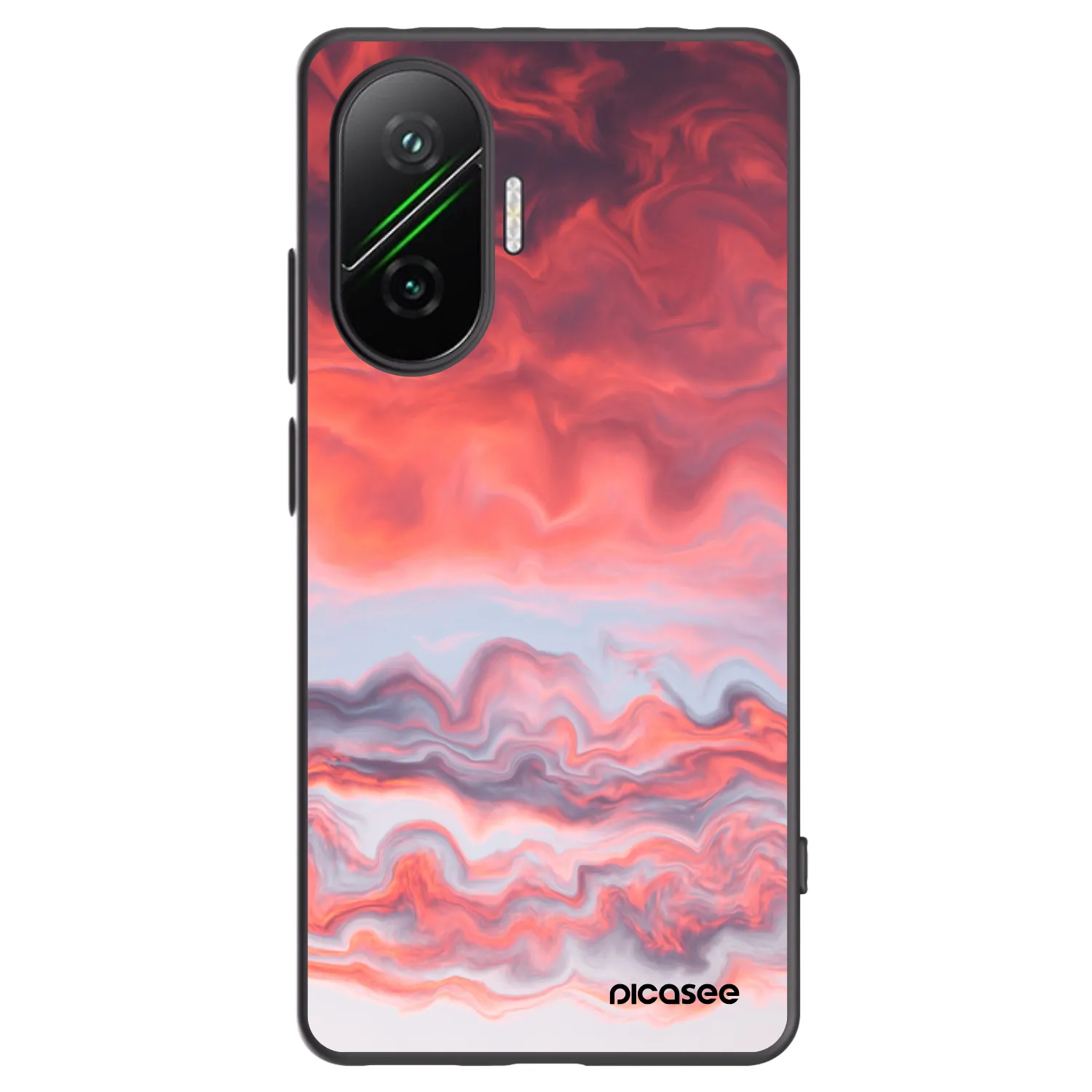 Silikónový čierny obal pre Xiaomi Poco F7 Pro 5G - Sunset