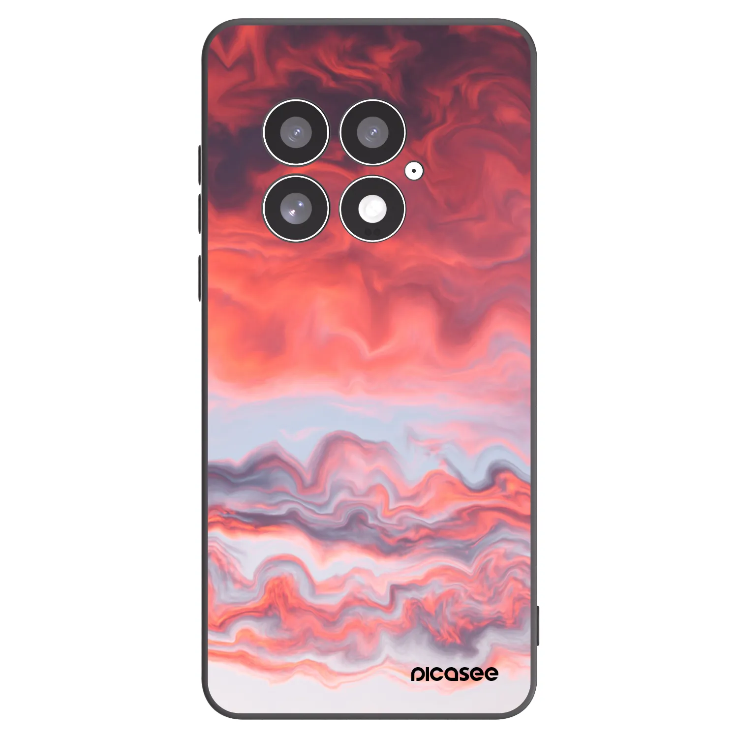 Picasee silikónový čierny obal pre OnePlus 13 5G - Sunset