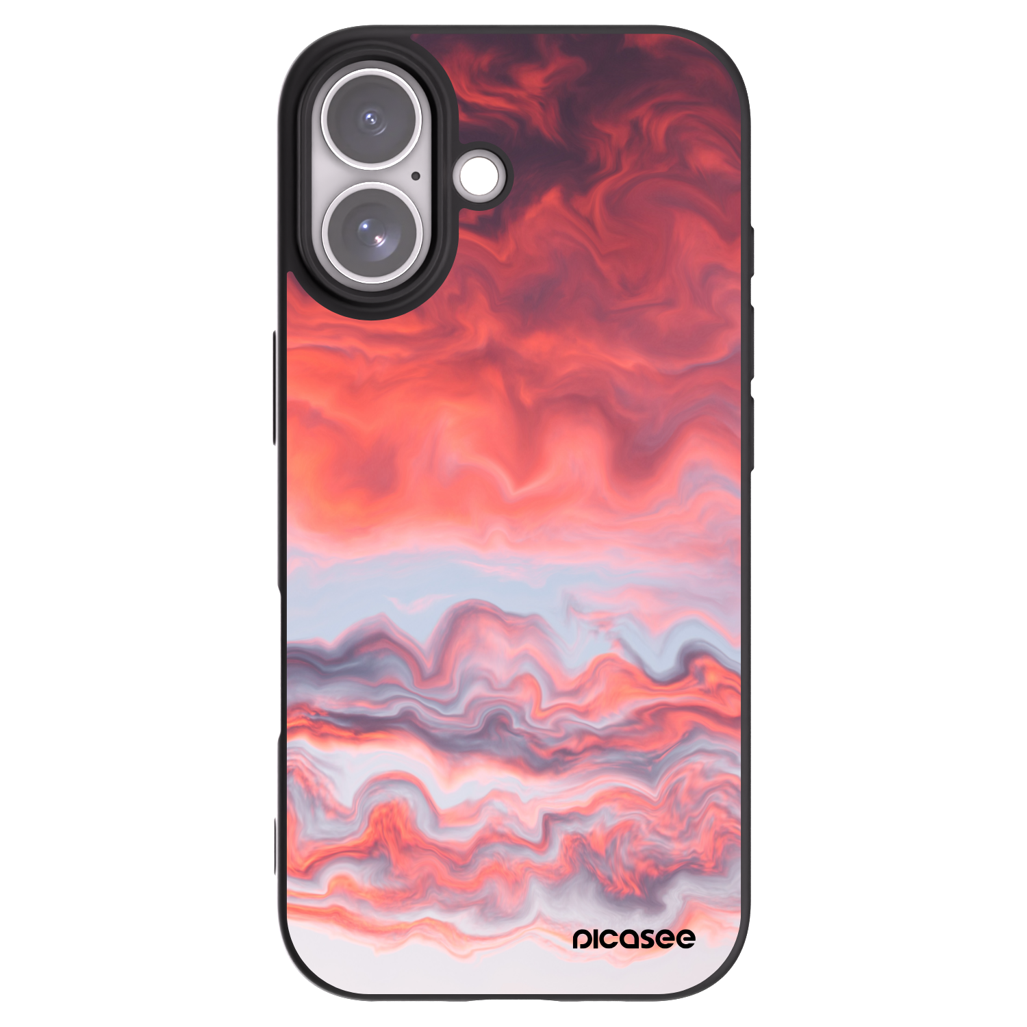 Picasee silikónový čierny obal pre Apple iPhone 17 - Sunset
