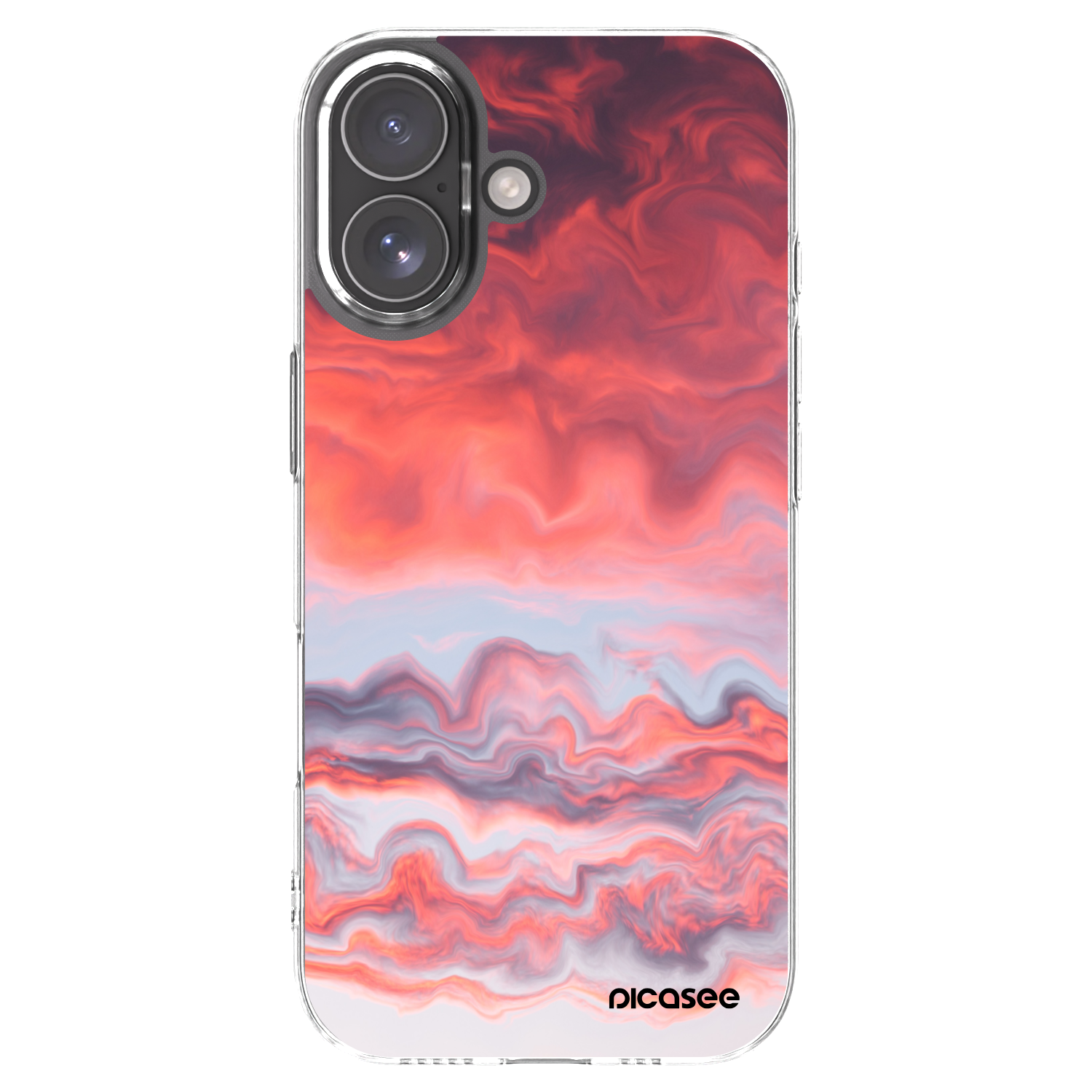 Picasee silikónový prehľadný obal pre Apple iPhone 17 - Sunset