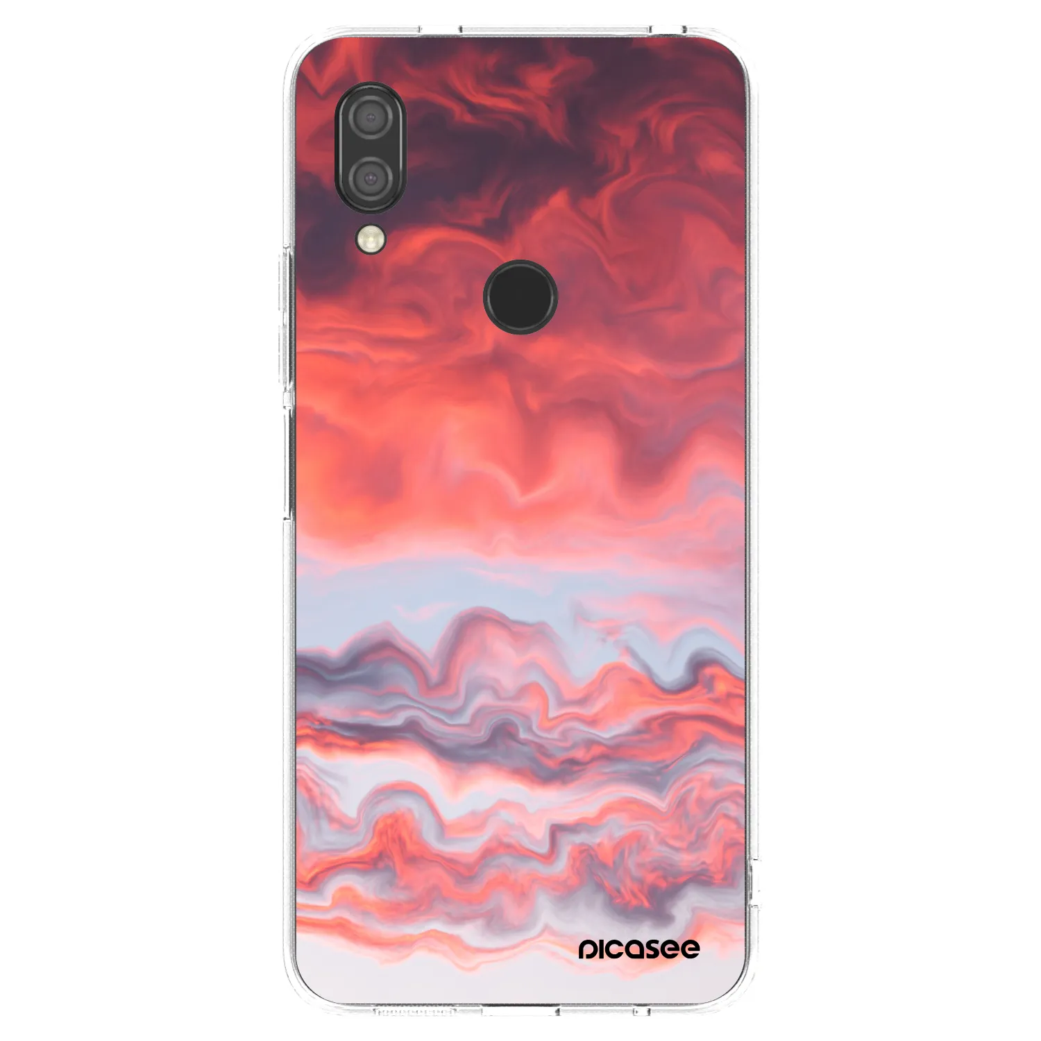 Picasee silikónový prehľadný obal pre Xiaomi Redmi 7 - Sunset