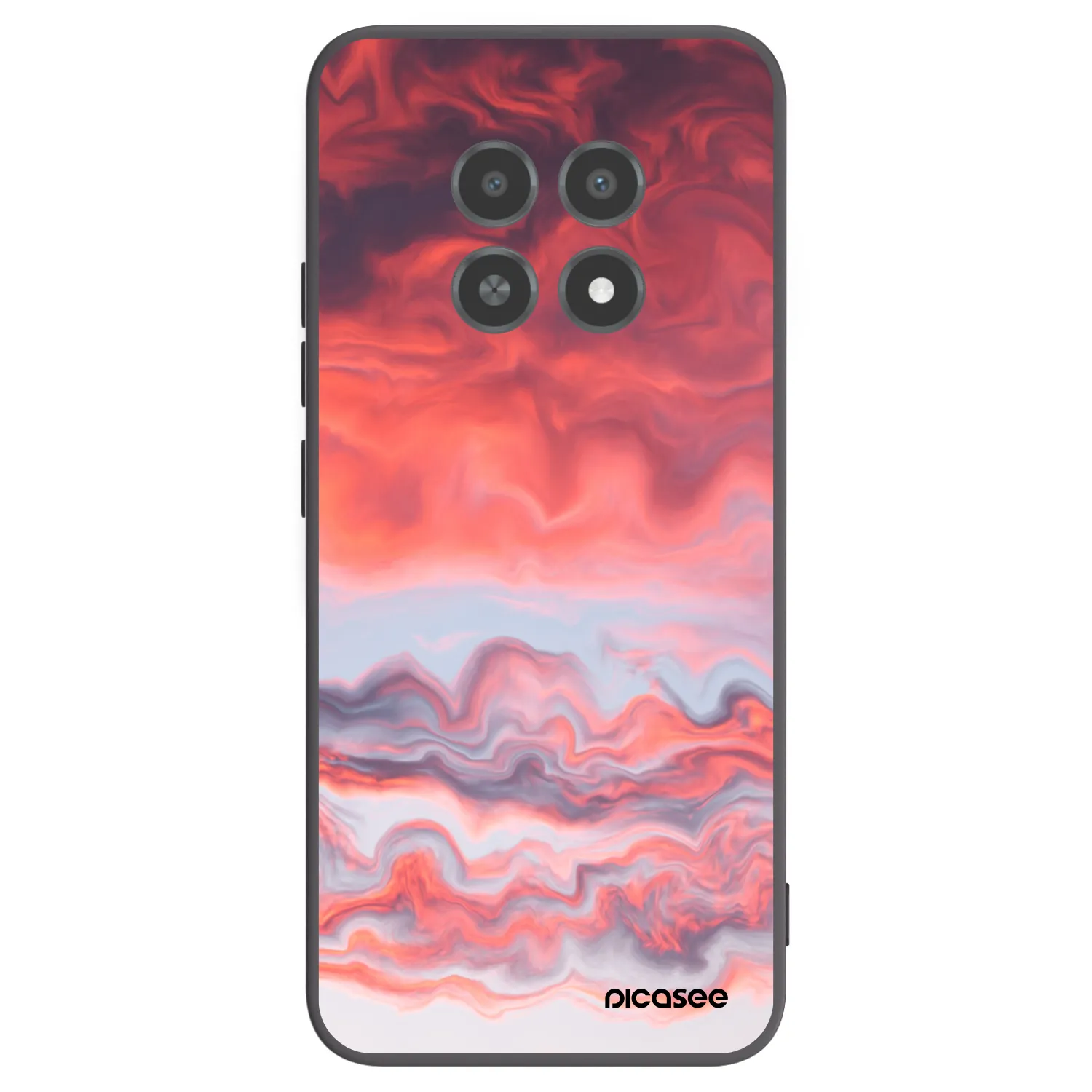 Picasee silikónový čierny obal pre Realme 12X - Sunset
