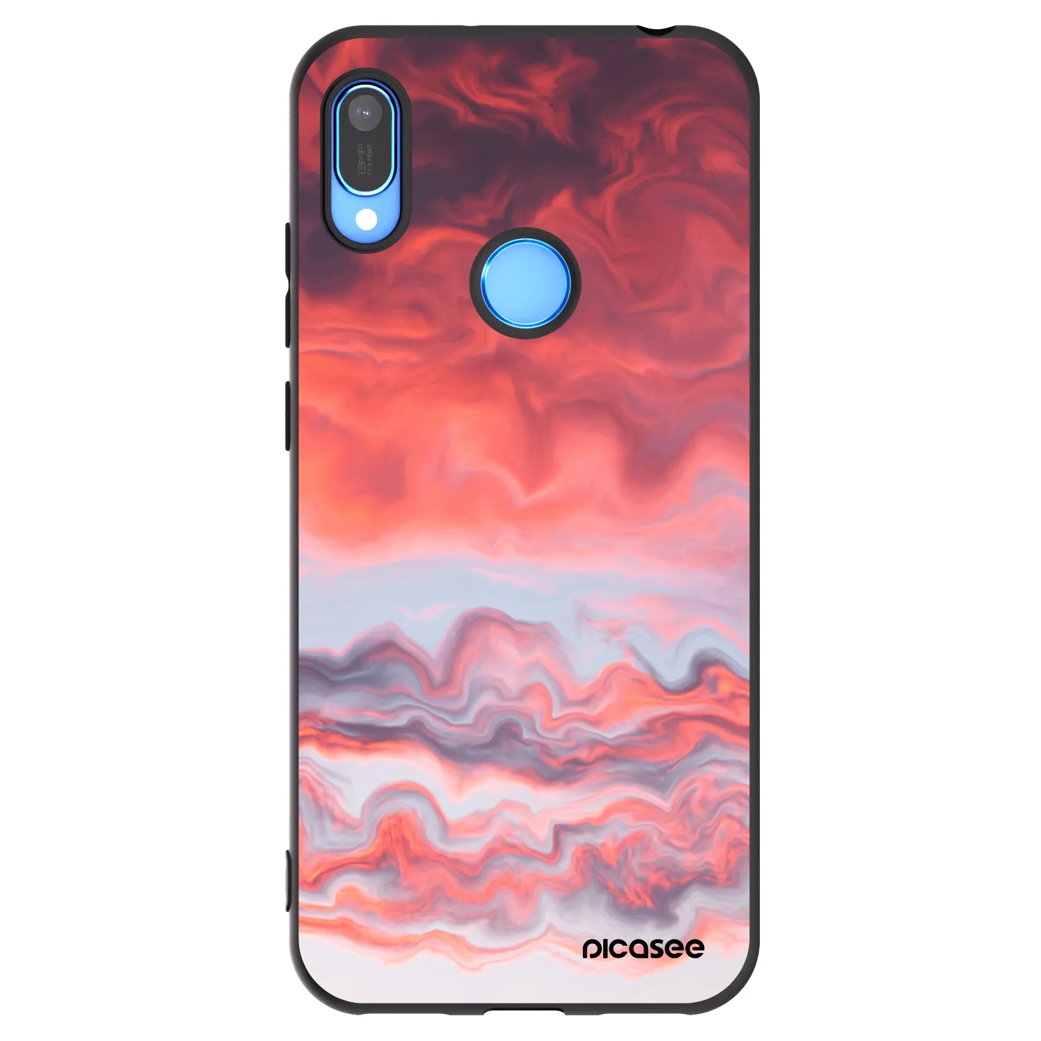 Picasee silikónový čierny obal pre Huawei Y6 2019 - Sunset