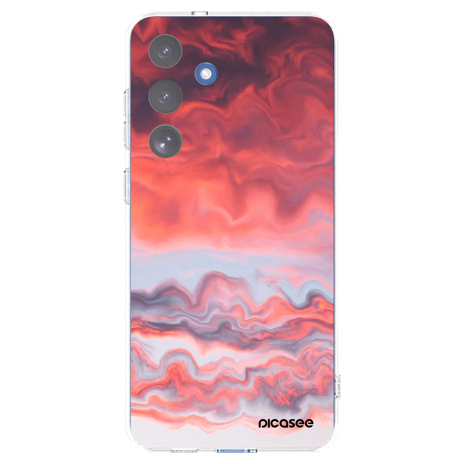 Picasee silikónový prehľadný obal pre Samsung Galaxy S25 FE 5G - Sunset