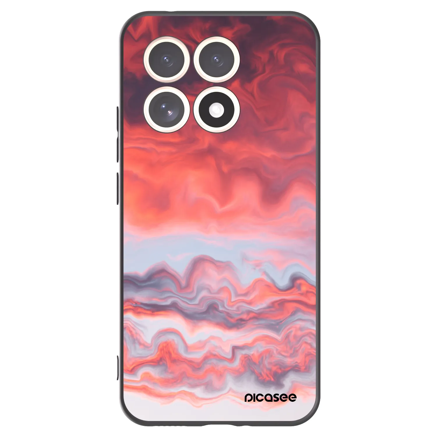 Picasee silikónový čierny obal pre Xiaomi 15T - Sunset