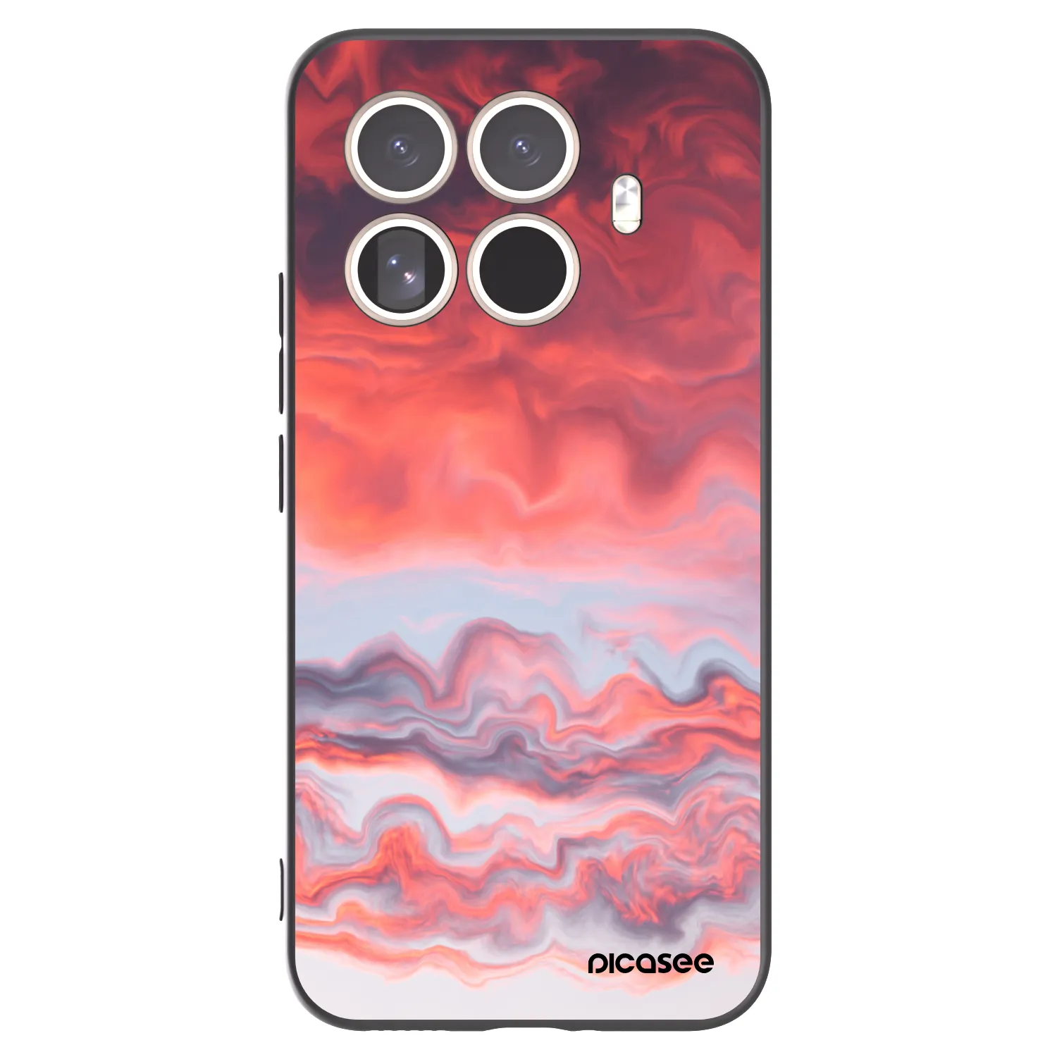 Silikónový čierny obal pre Xiaomi 15T Pro - Sunset
