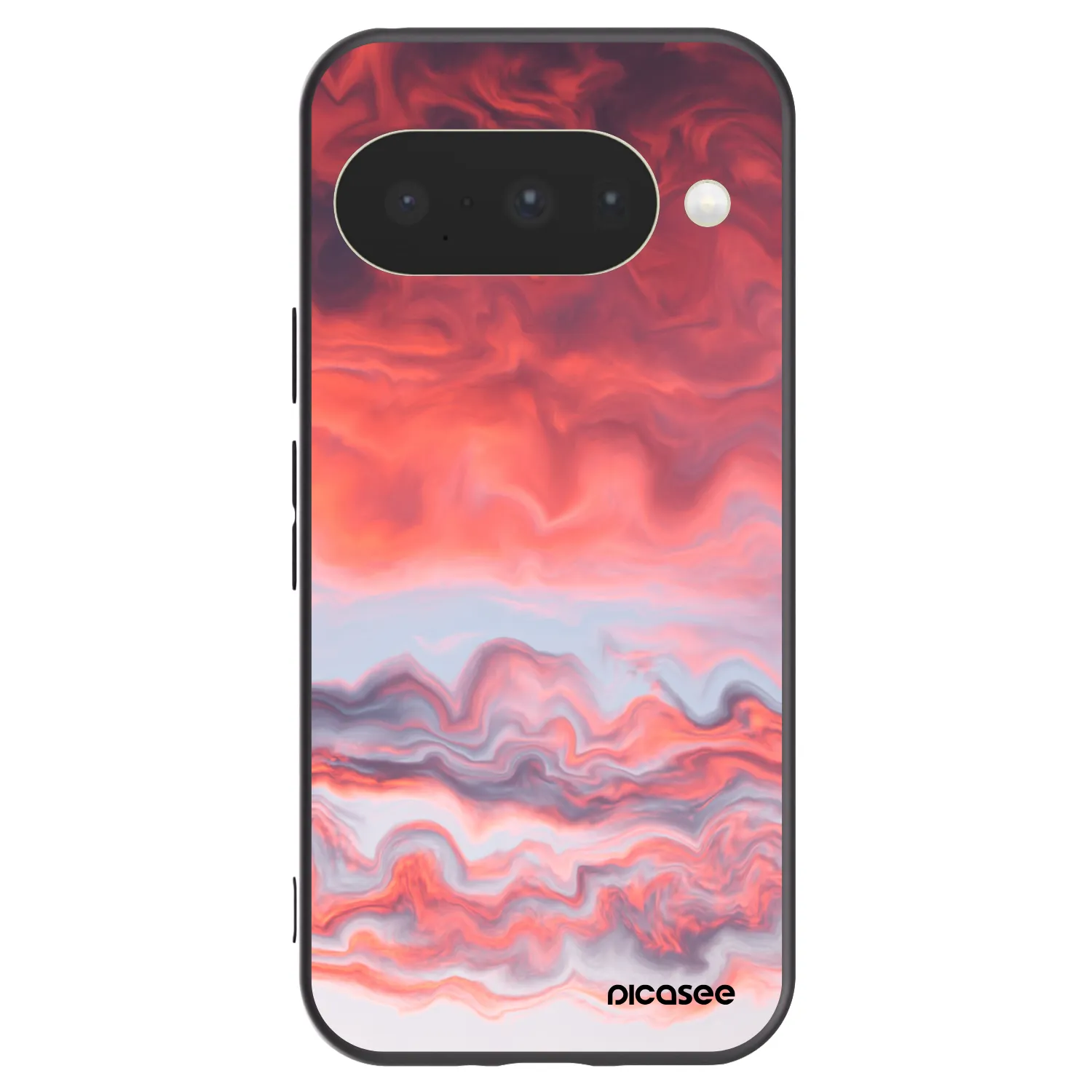 Picasee silikónový čierny obal pre Google Pixel 10 - Sunset