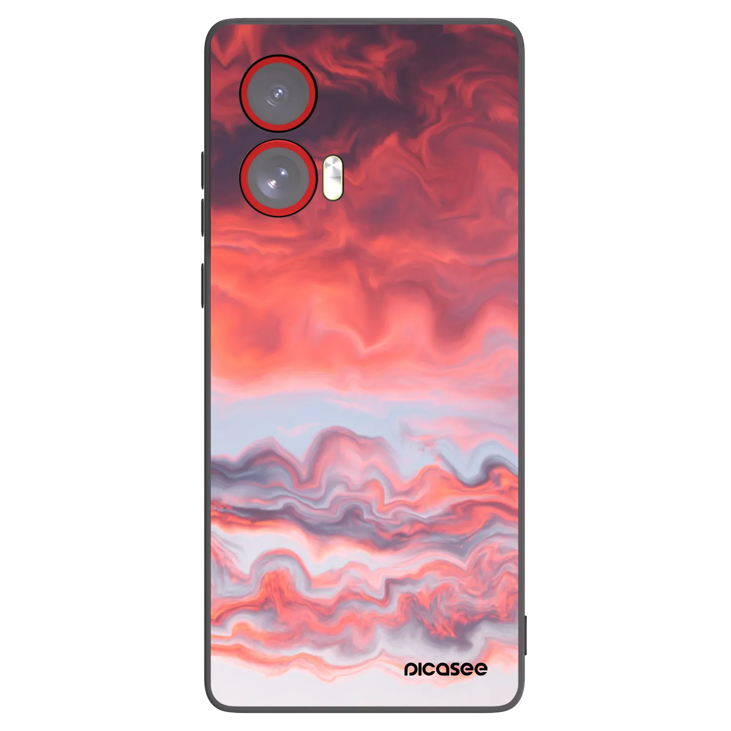 Silikónový čierny obal pre Motorola Edge 50 Fusion - Sunset